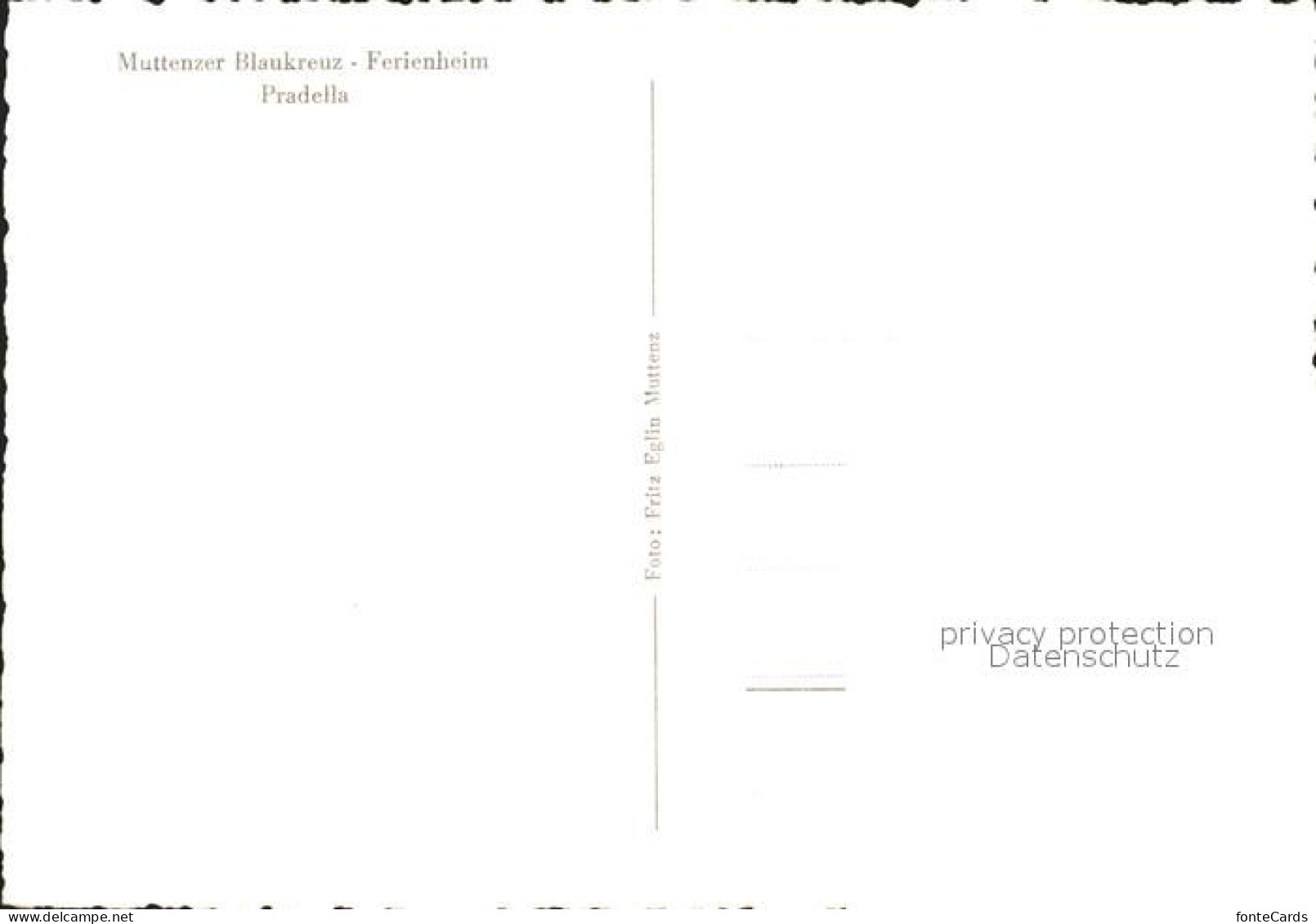 11623037 Muttenz Blaukreuz Ferienheim Pradella Muttenz - Andere & Zonder Classificatie