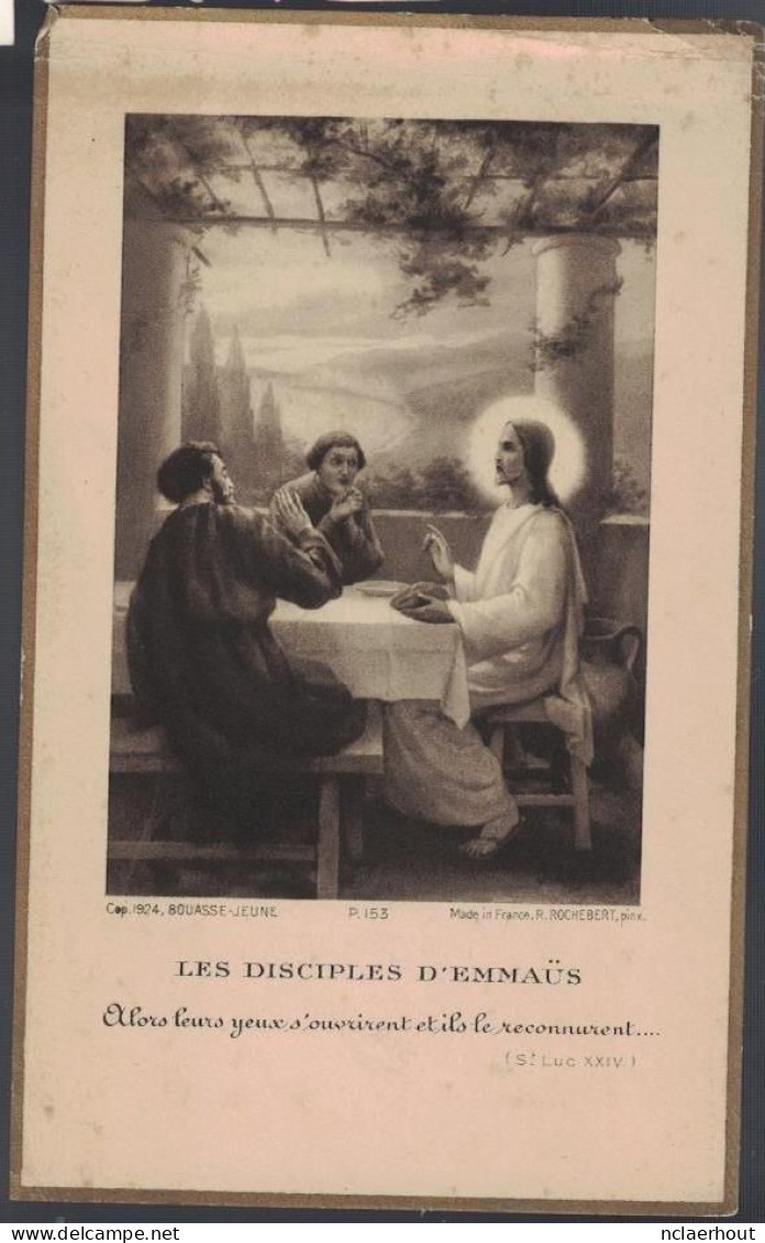 2405-01k François De Cartier D'yve Plechtige Communice En Vorming Mons 1931 - Images Religieuses