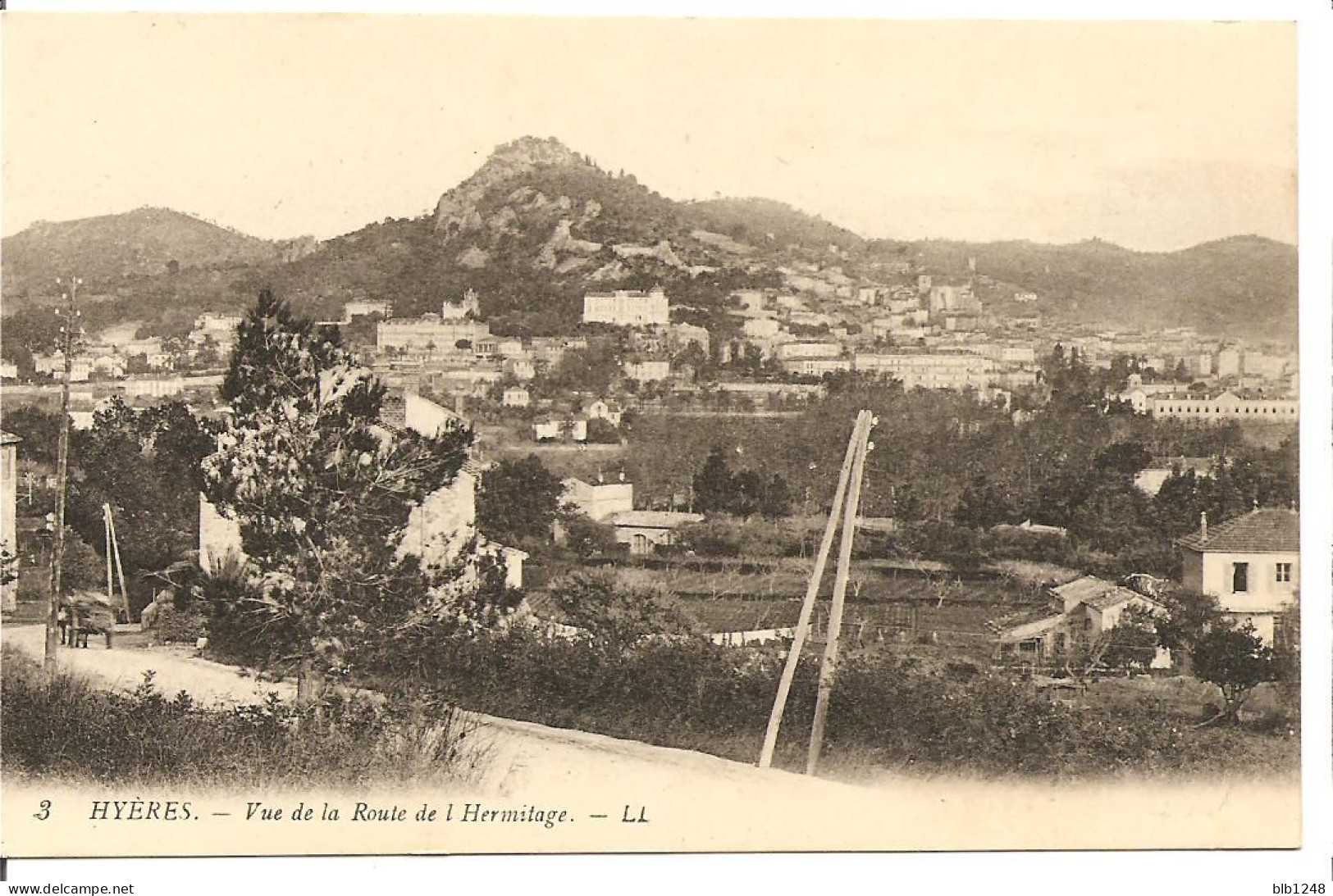 [83] Var > HYERES - Vue De La Route De L'Hermitage - Hyeres