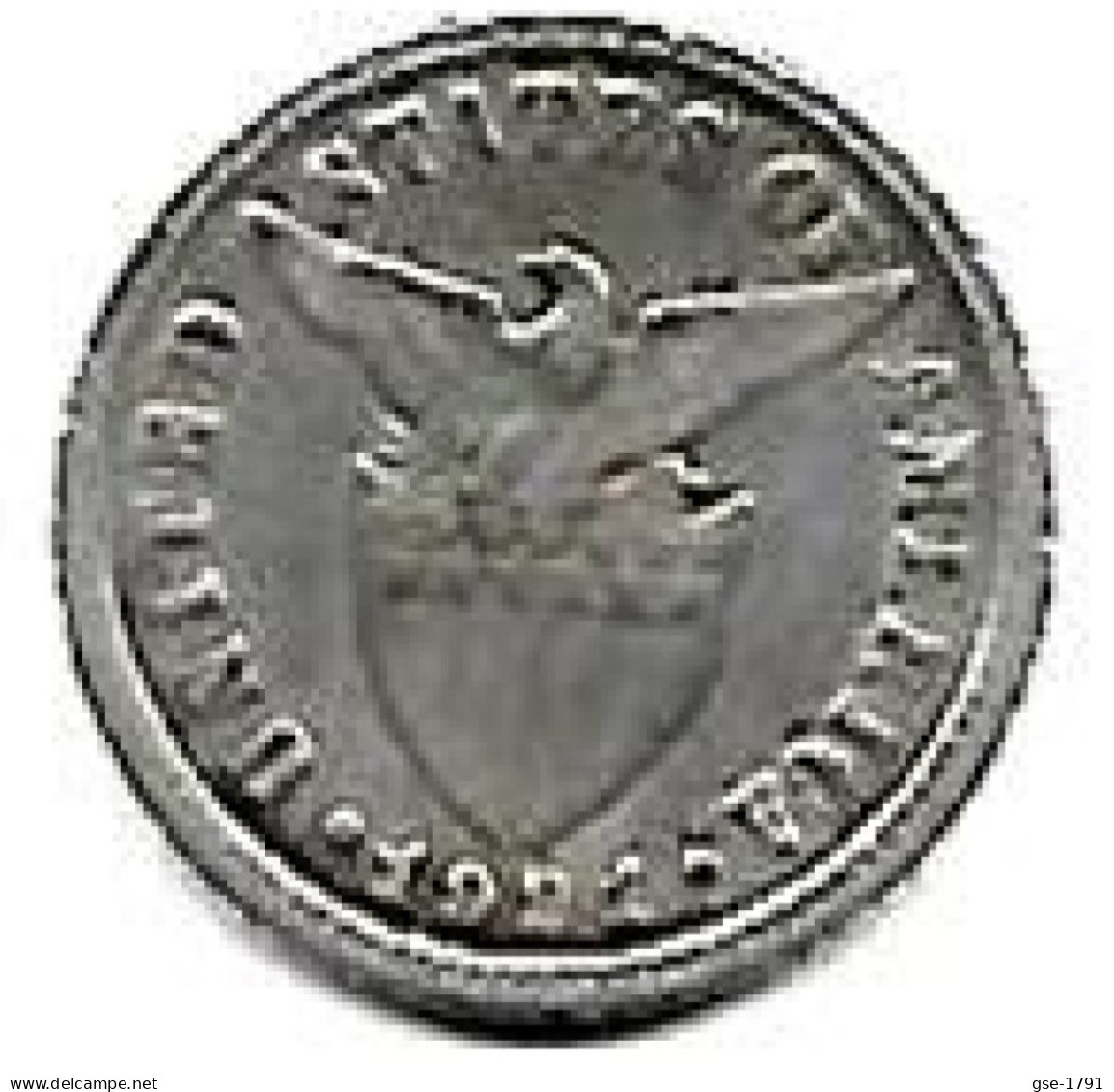 PHILIPPINES  US. Administration  10  Centavos  Eagle  KM169  Année 1921  Ag. 0.750 - Philippines