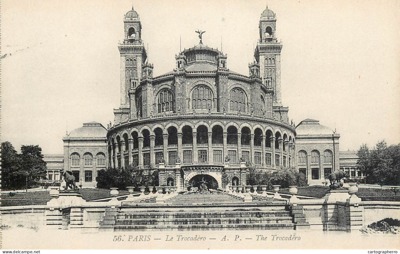 CPA France Paris Le Trocadero - Altri Monumenti, Edifici