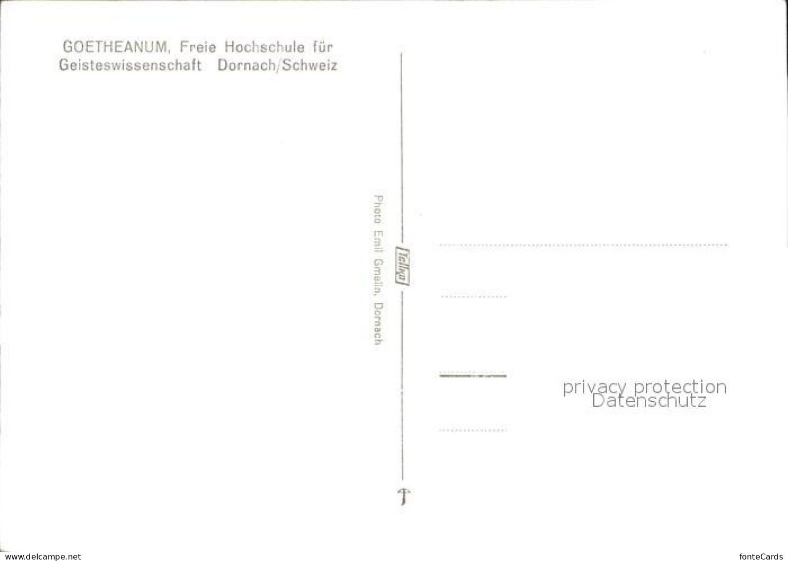 11622850 Dornach SO Goetheanum  Dornach - Andere & Zonder Classificatie
