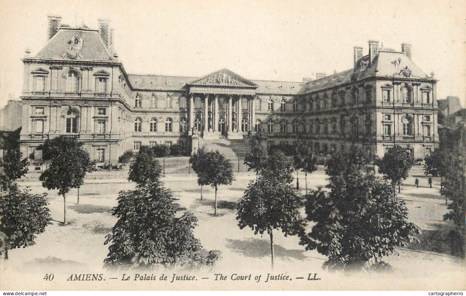 CPA France Amiens Justice Palace - Amiens