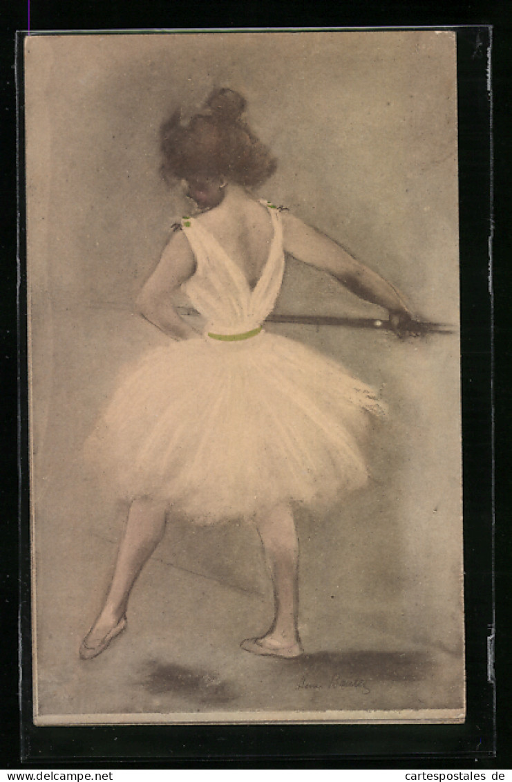 Künstler-AK Henri Boutet: Ballerina An Der Balletstange  - Other & Unclassified