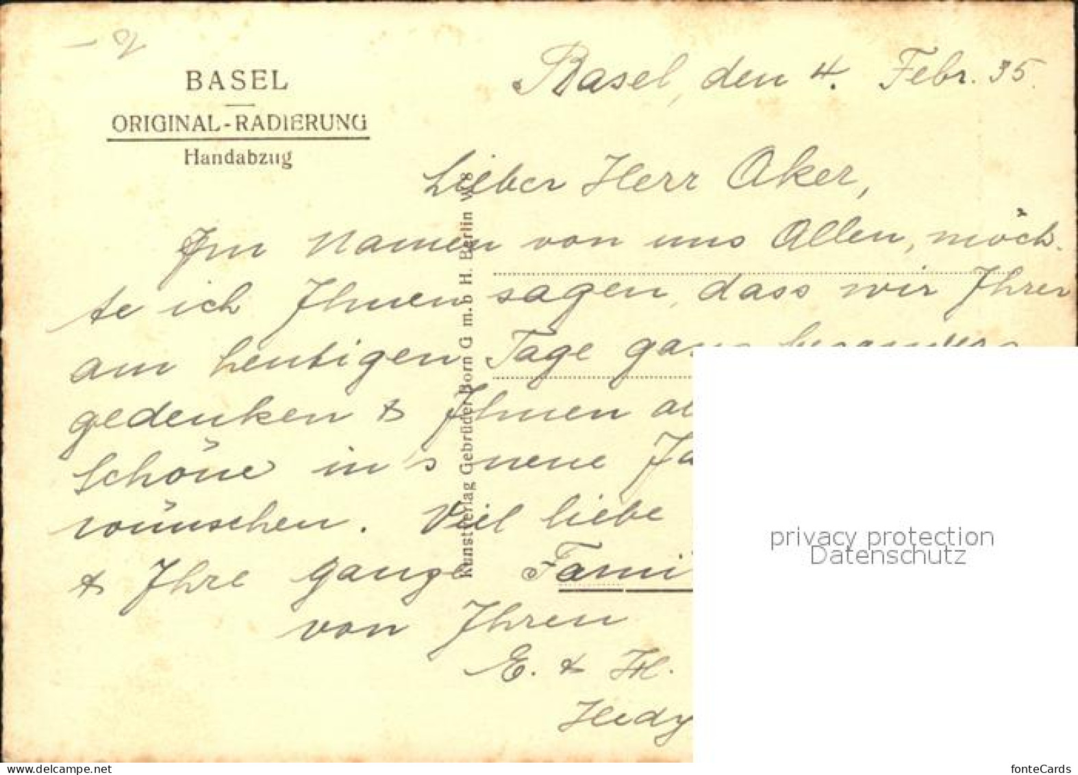 11622779 Basel BS Alte Haeuser Rhein Kuenstlerkarte Zeichnung Basel BS - Other & Unclassified