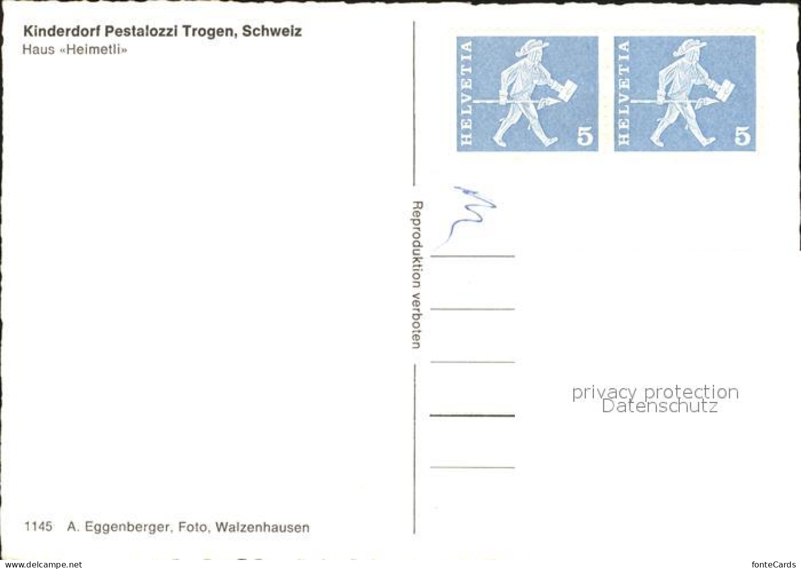 11622765 Trogen AR Kinderdorf Pestalozzi Trogen - Autres & Non Classés