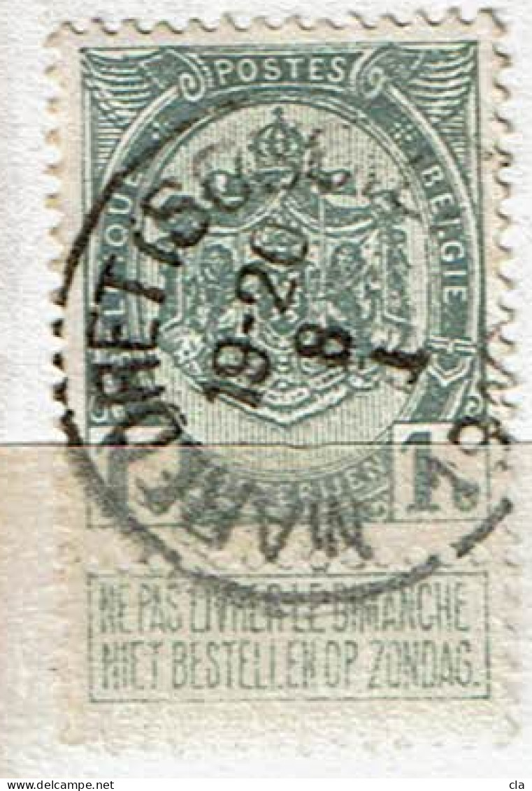 81  Obl  T2R  Maredret (Sosoye)  + 4 - 1893-1907 Wapenschild