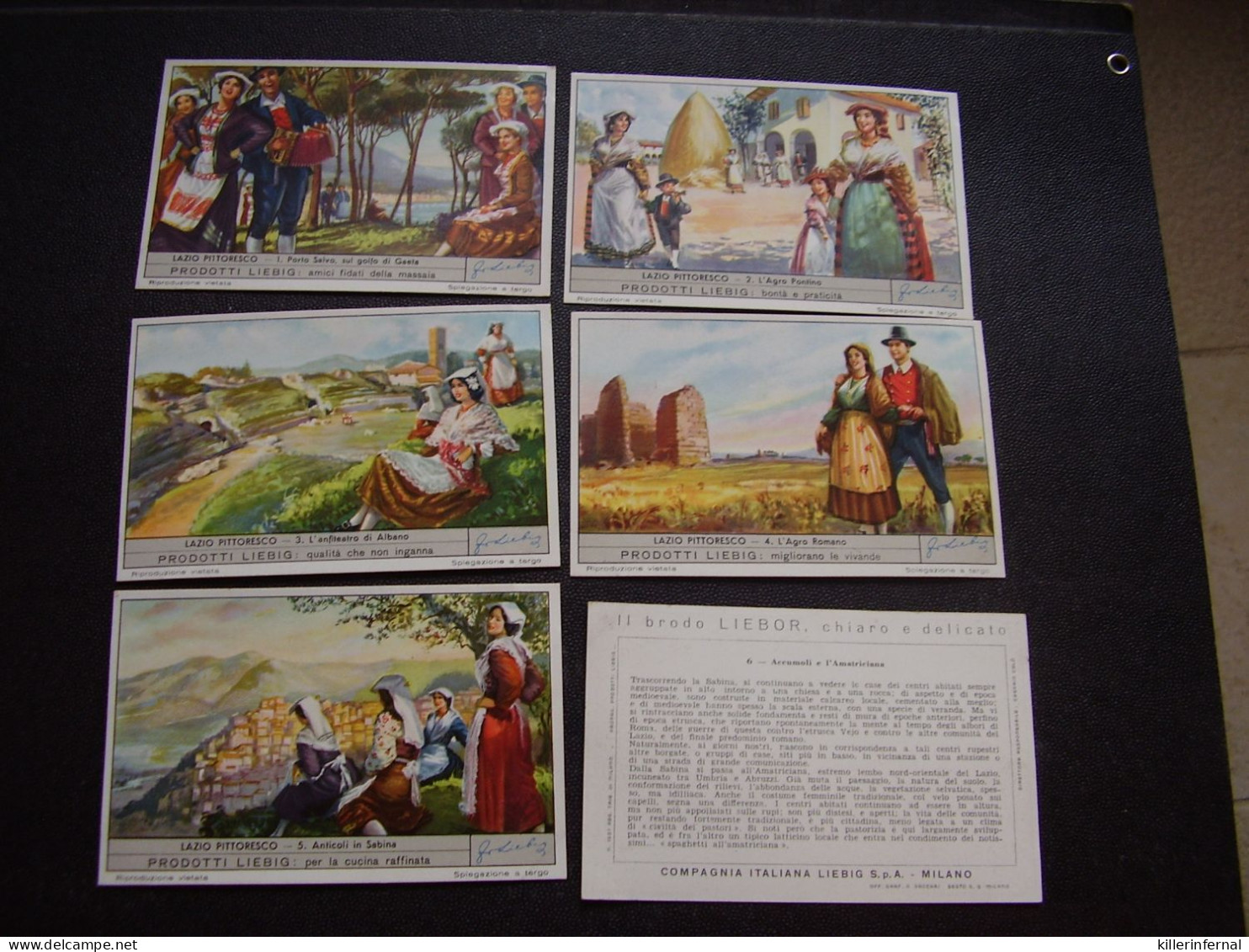 Original Old Cards Chromos Liebig S 1595 IT Complet - Liebig