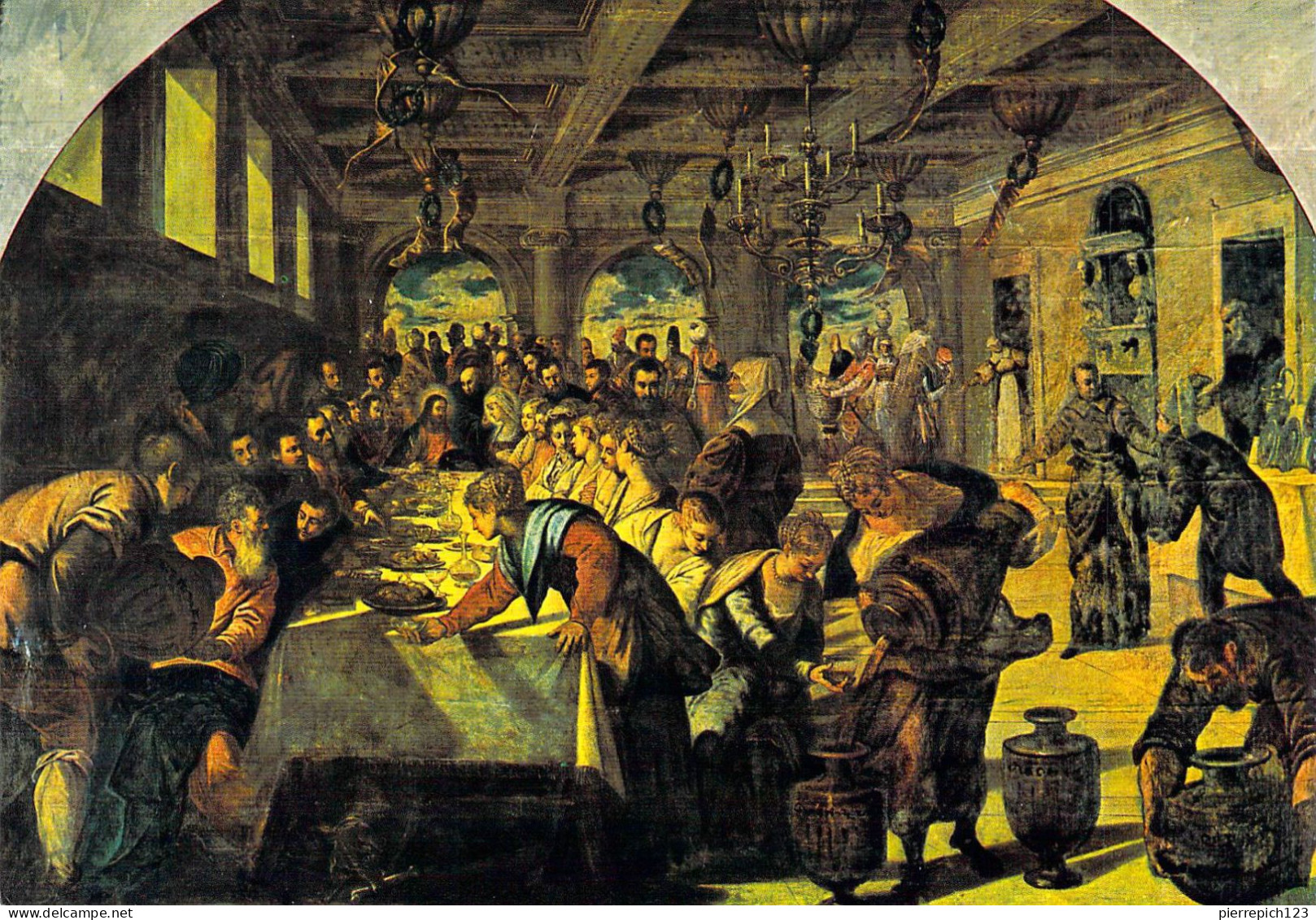 Venise - Eglise Du Salut - Les Noces De Cana Par Tintoretto - Sacristie (Détail) - Venezia (Venedig)