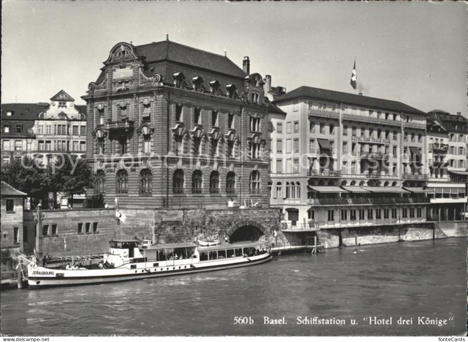 11622666 Basel BS Schiffstation Hotel Drei Koenige Basel BS - Andere & Zonder Classificatie