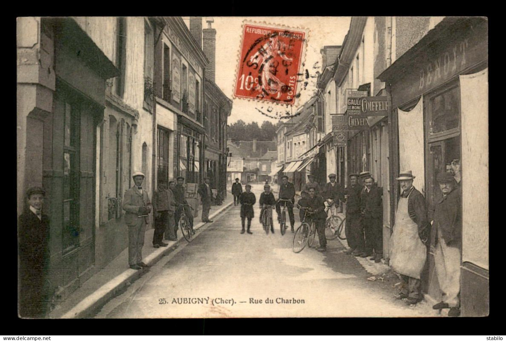 18 - AUBIGNY - RUE DU CHARBON - Aubigny Sur Nere