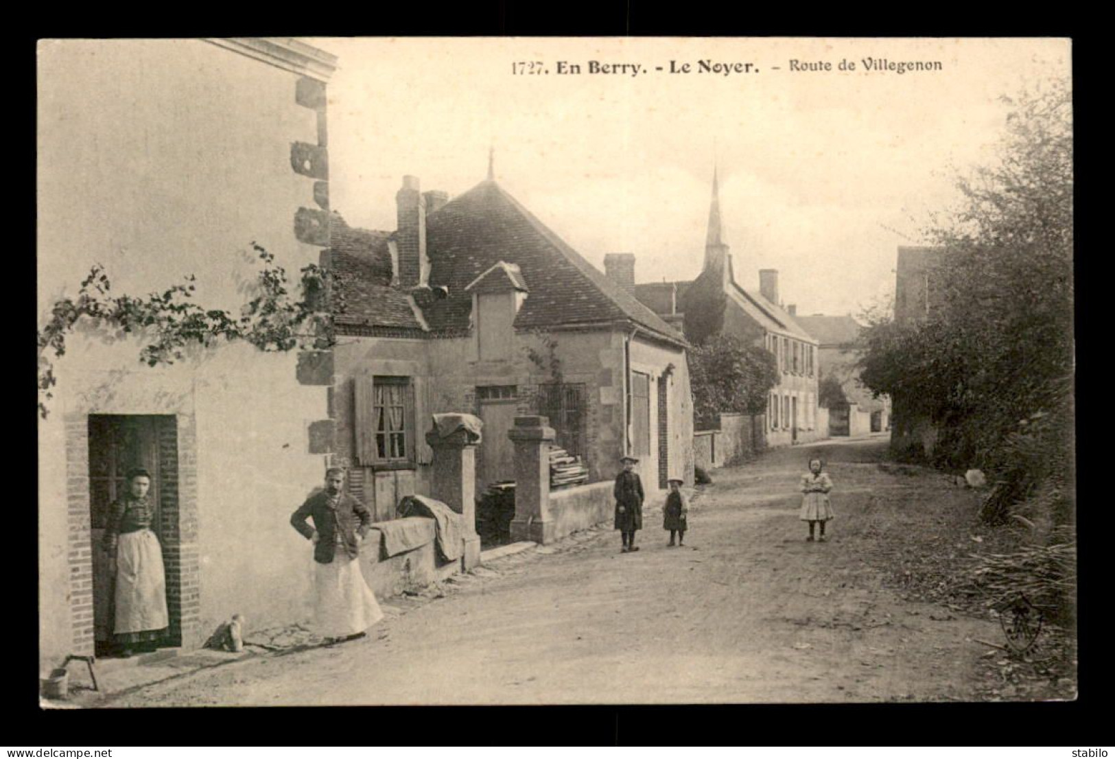 18 - LE NOYER - ROUTE DE VILLEGENON - Autres & Non Classés