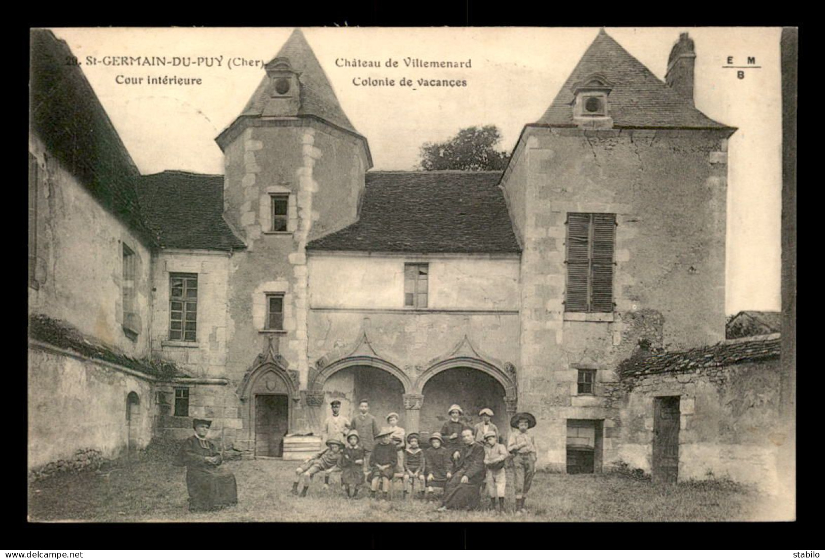 18 - ST-GERMAIN-DU-PUY - CHATEAU DE VILLEMENARD - COLONIE DE VACANCES - Autres & Non Classés