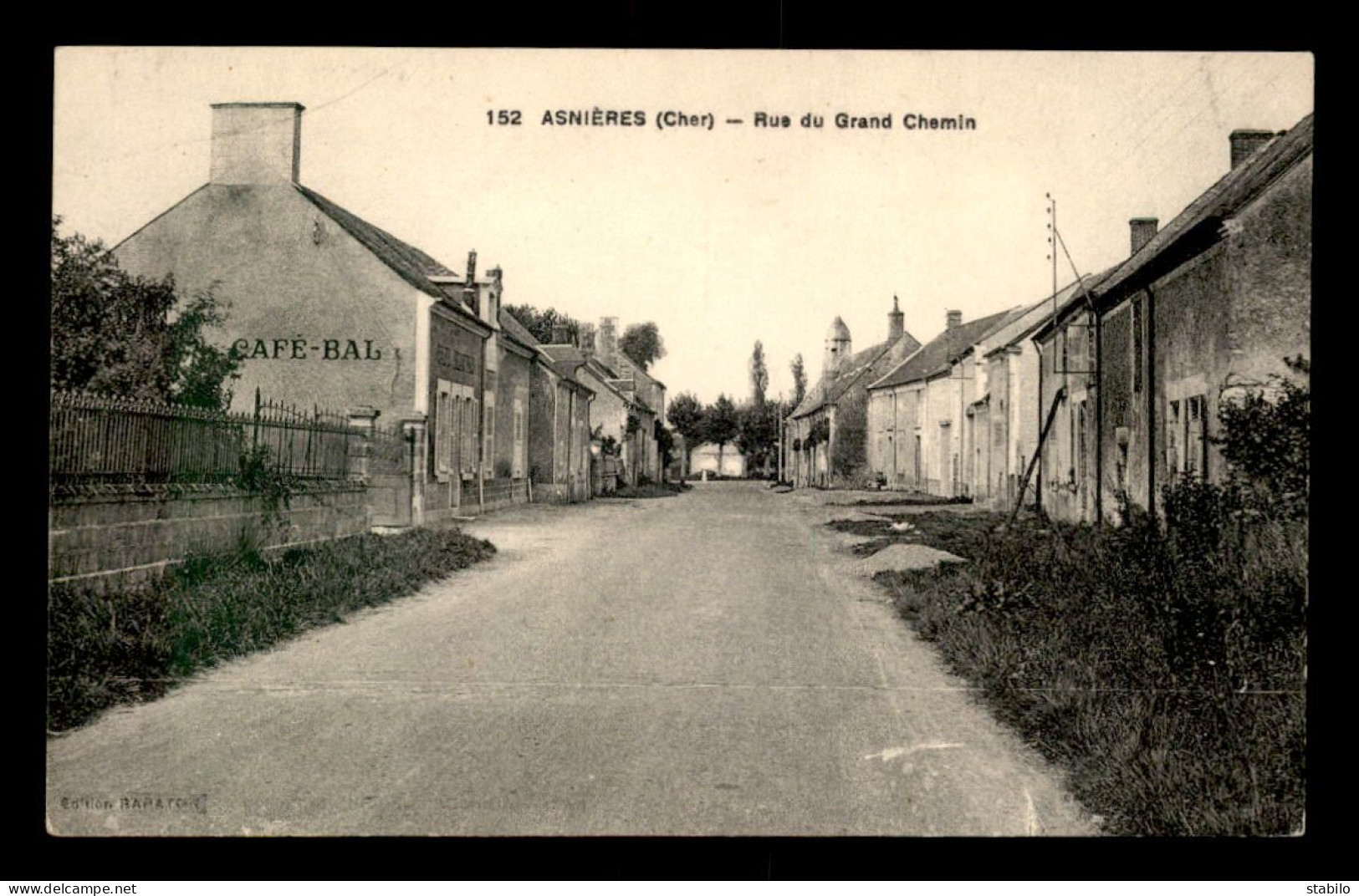 18 - ASNIERES - RUE DU GRAND CHEMIN - Sonstige & Ohne Zuordnung