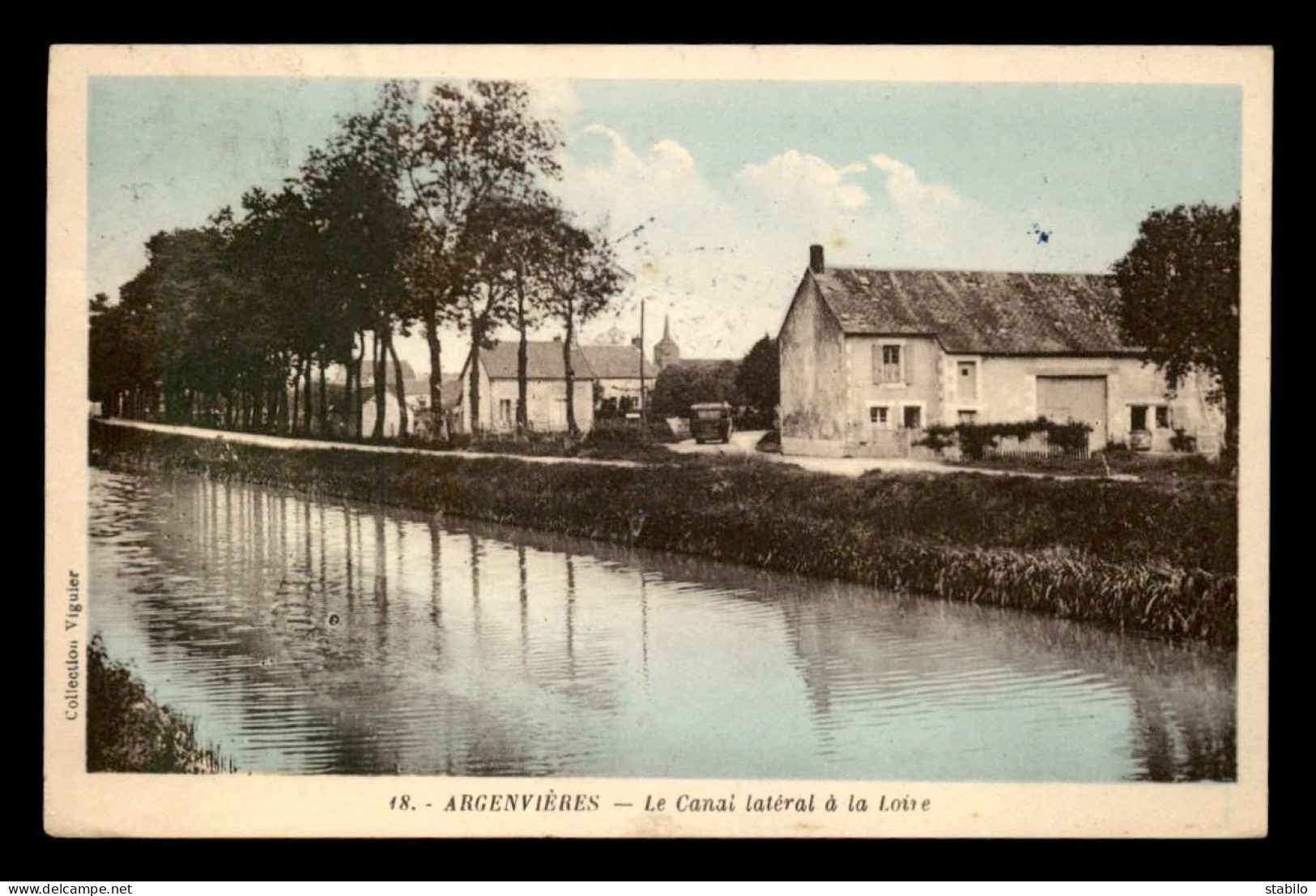 18 - ARGENVIERES - LE CANAL LATERAL A LA LOIRE - Autres & Non Classés