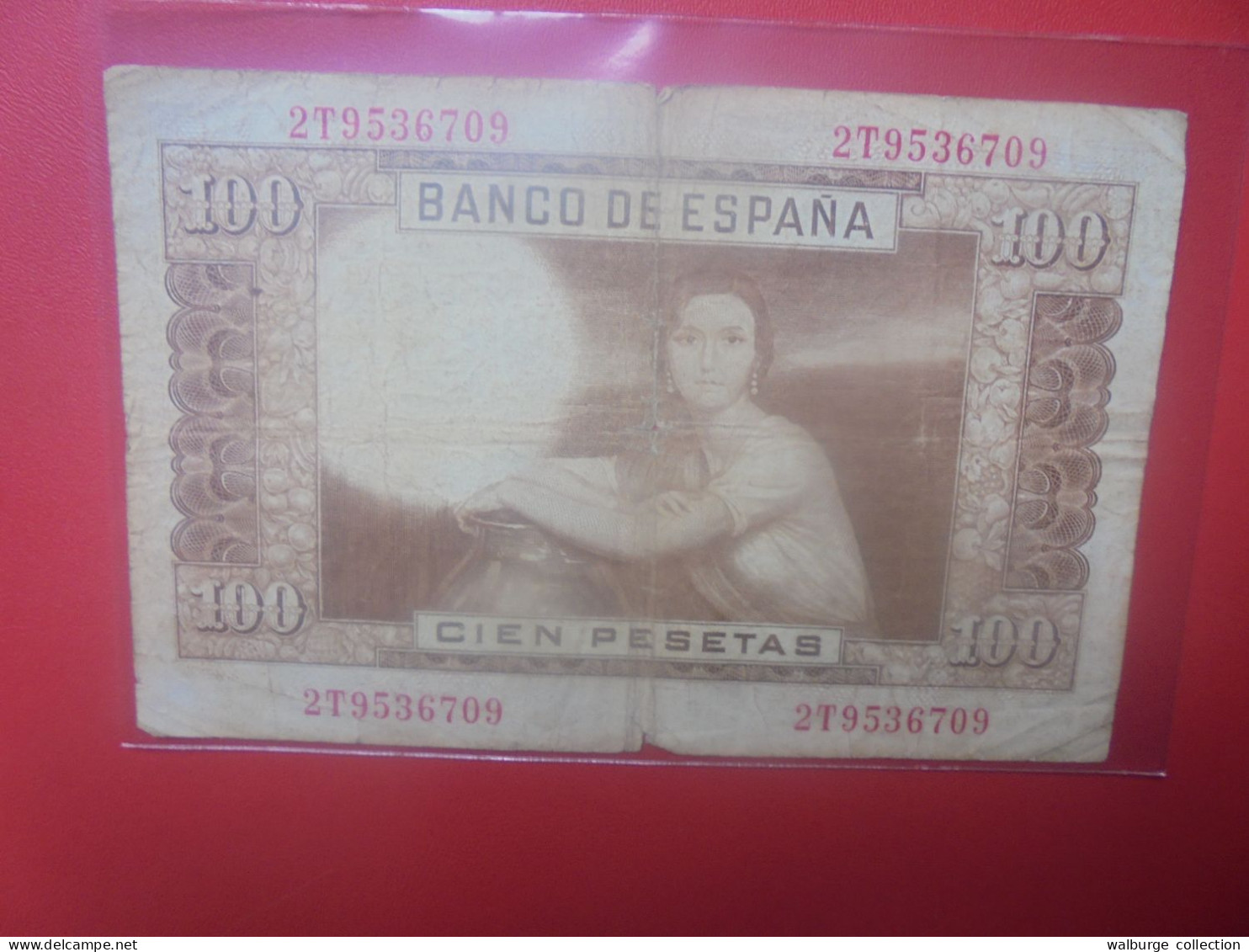 ESPAGNE 100 PESETAS 1953 Circuler (B.33) - 100 Peseten