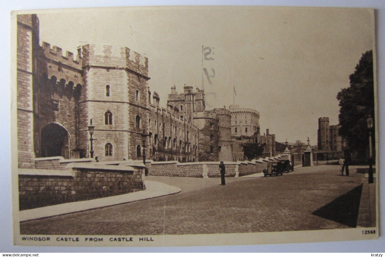 ROYAUME-UNI - ANGLETERRE - BERKSHIRE - WINDSOR - Castle From Castle Hill - 1946 - Windsor Castle