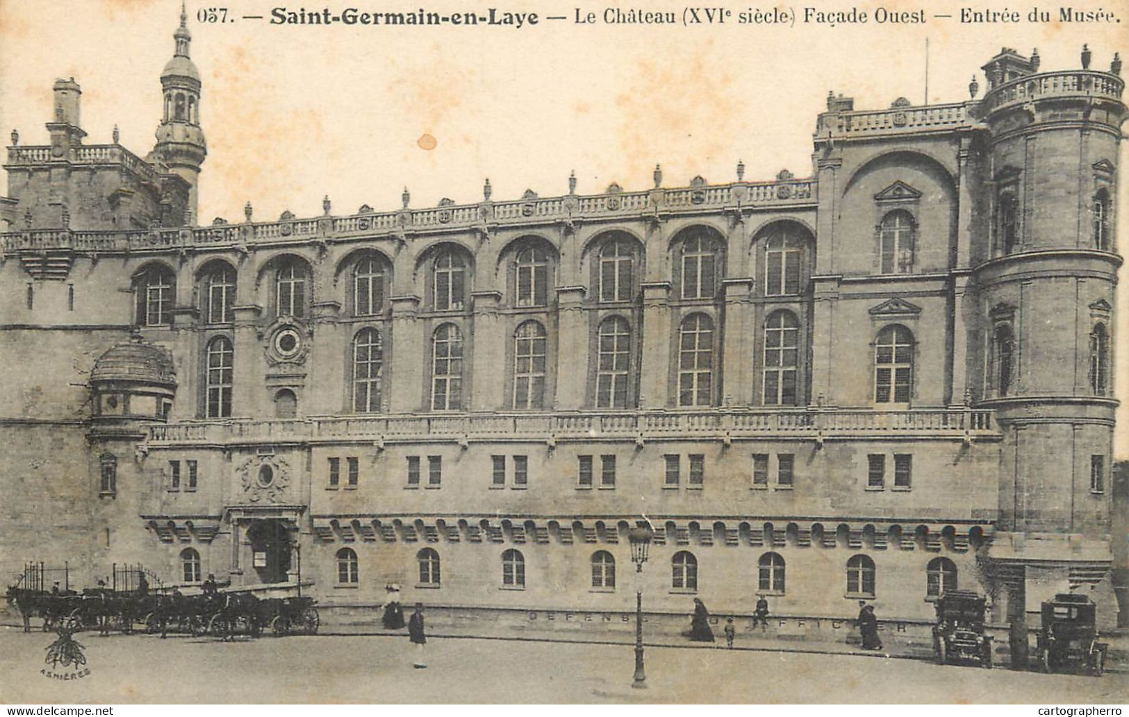 CPA France Saint-Germain-en-Laye Le Chateau - St. Germain En Laye (Kasteel)