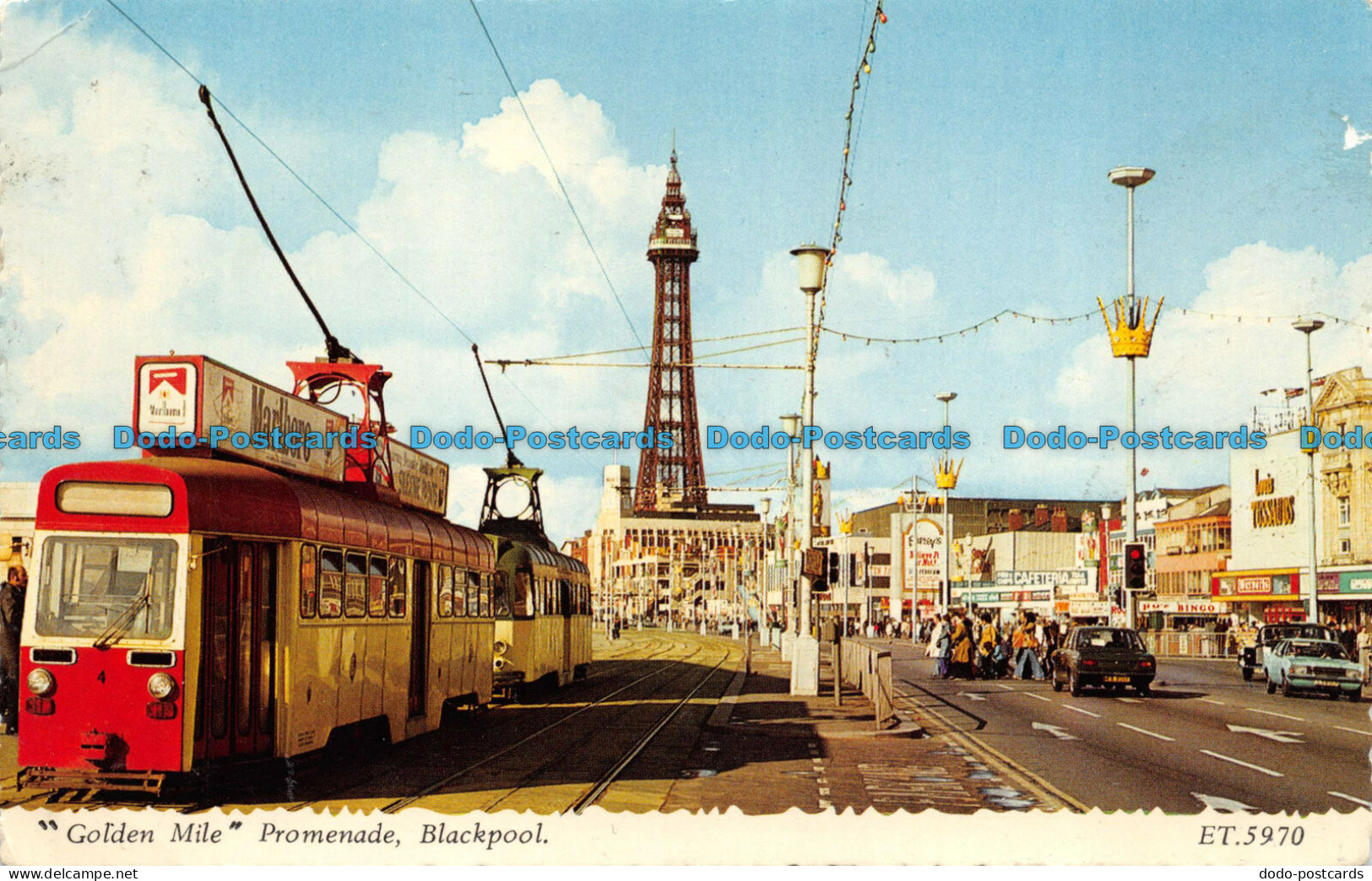 R073089 Golden Mile Promenade. Blackpool. Bamforth. 1976 - World