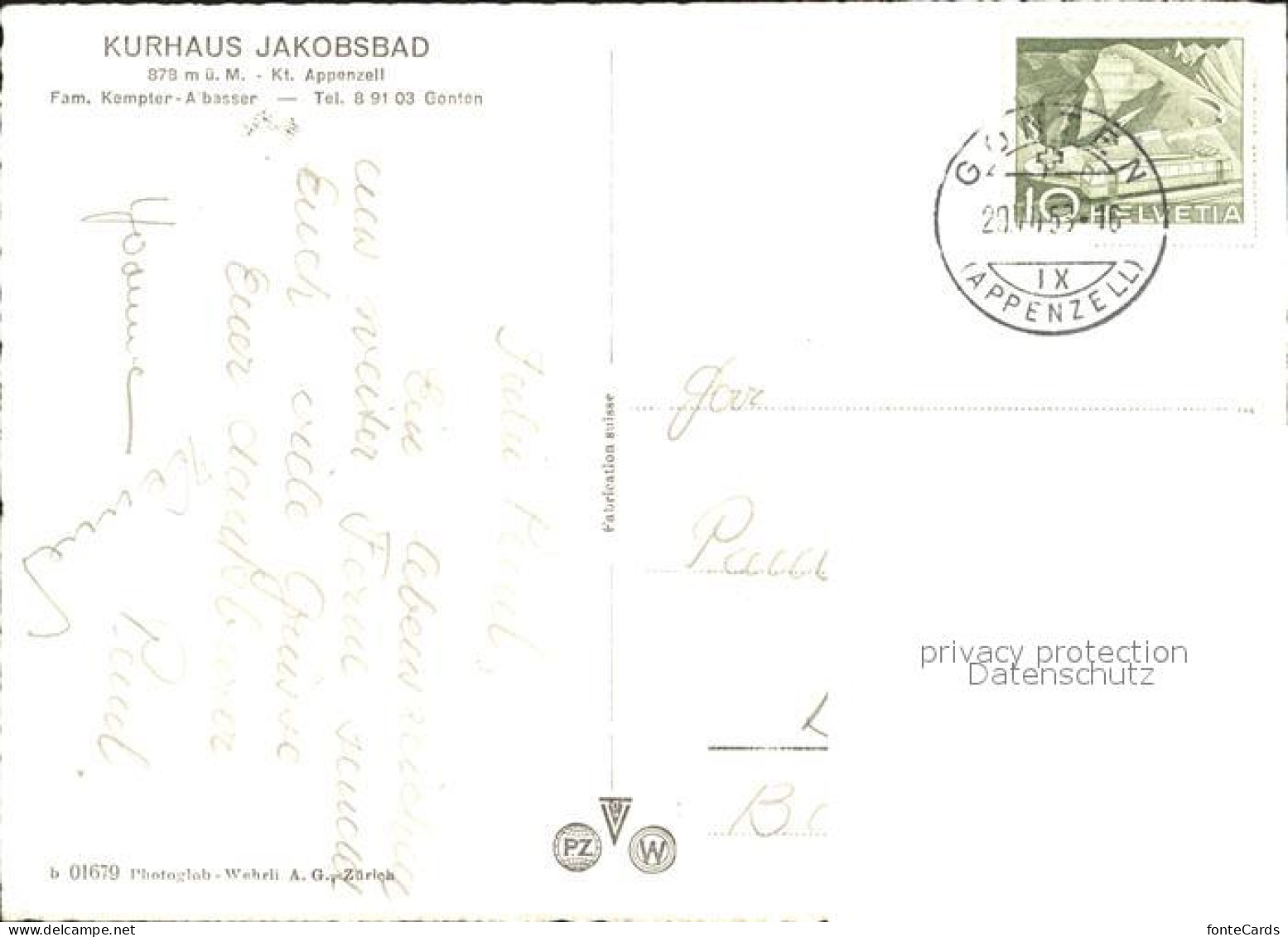 11622590 Appenzell IR Kurhaus Jakobsbad Appenzell - Sonstige & Ohne Zuordnung