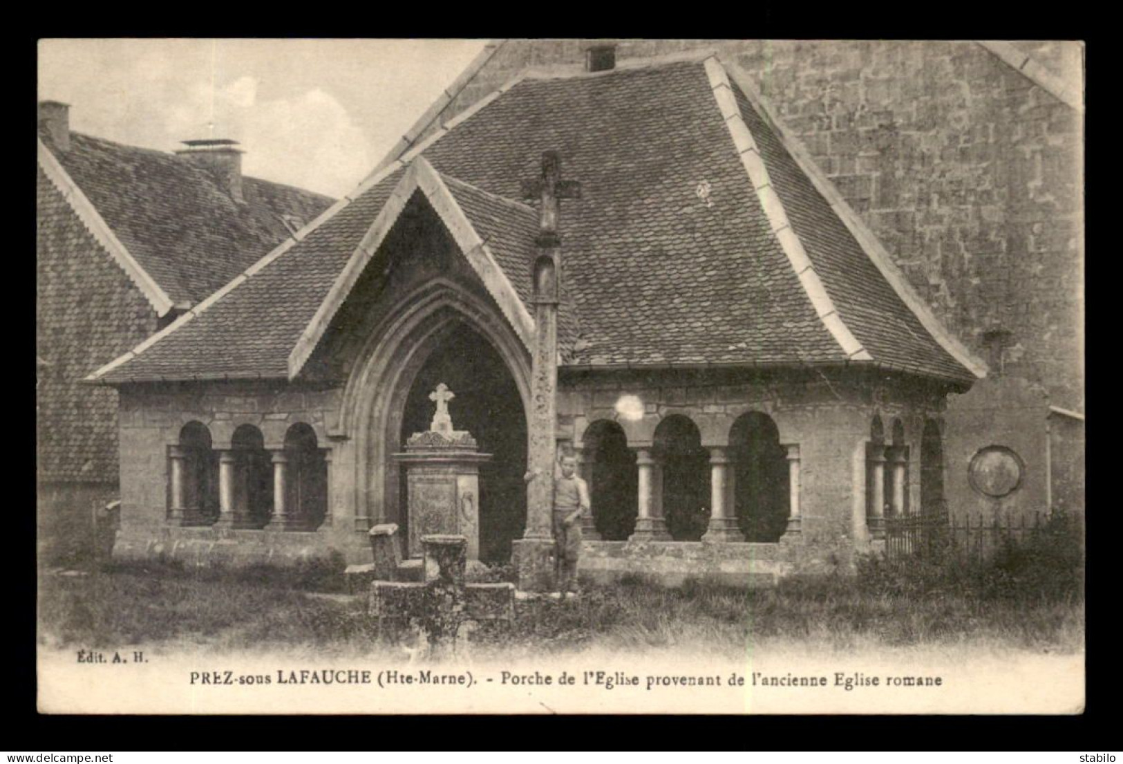 52 - PREZ-SOUS-LAFAUCHE - PORCHE DE L'EGLISE - Other & Unclassified