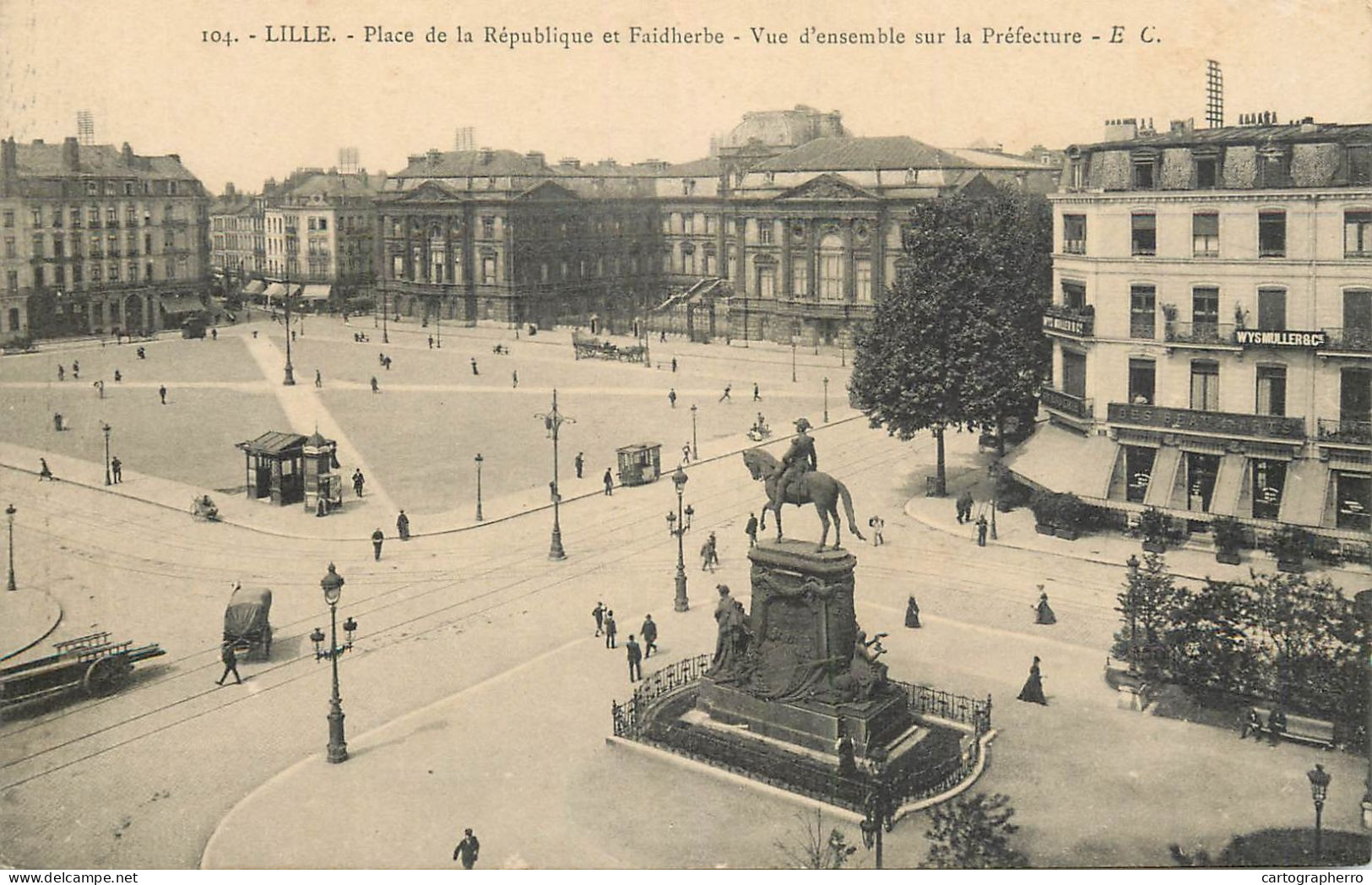 CPA France Lille Place De La Republique - Lille