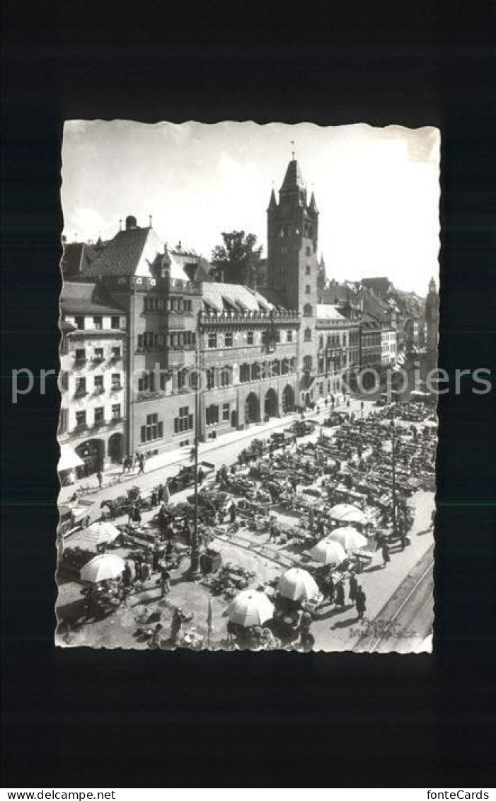 11622525 Basel BS Marktplatz Fliegeraufnahme Basel BS - Andere & Zonder Classificatie