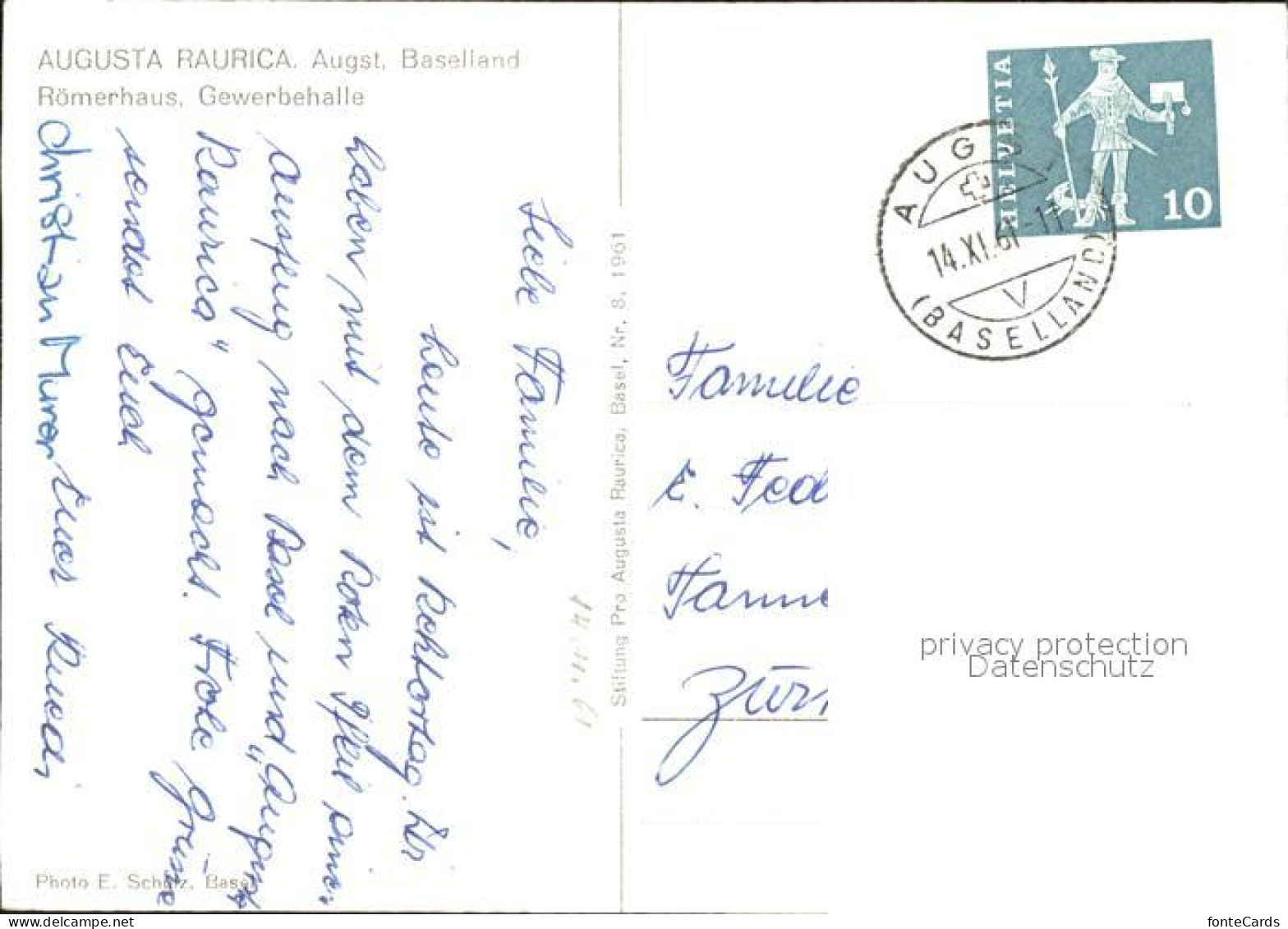 11622514 Augst Augusta Raurica Museum Roemerhaus Augst - Autres & Non Classés