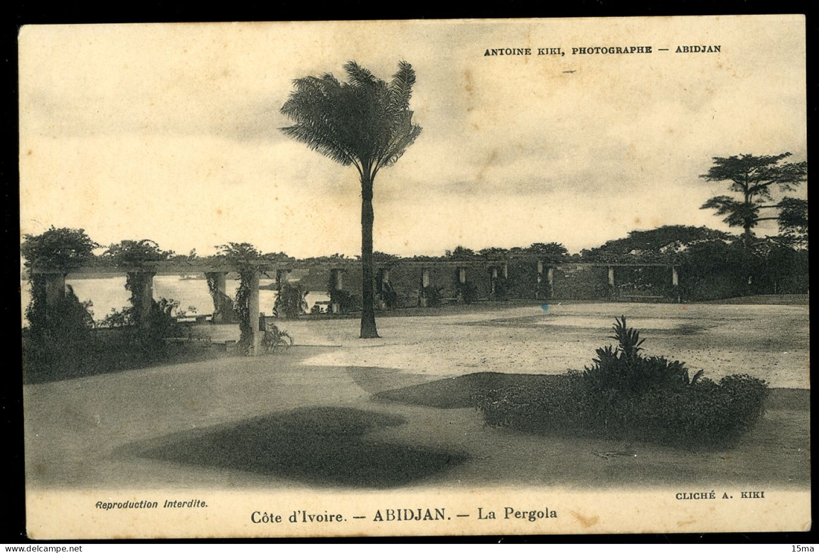 Cote D'Ivoire ABIDJAN La Pergola Kiki 1937 - Côte-d'Ivoire