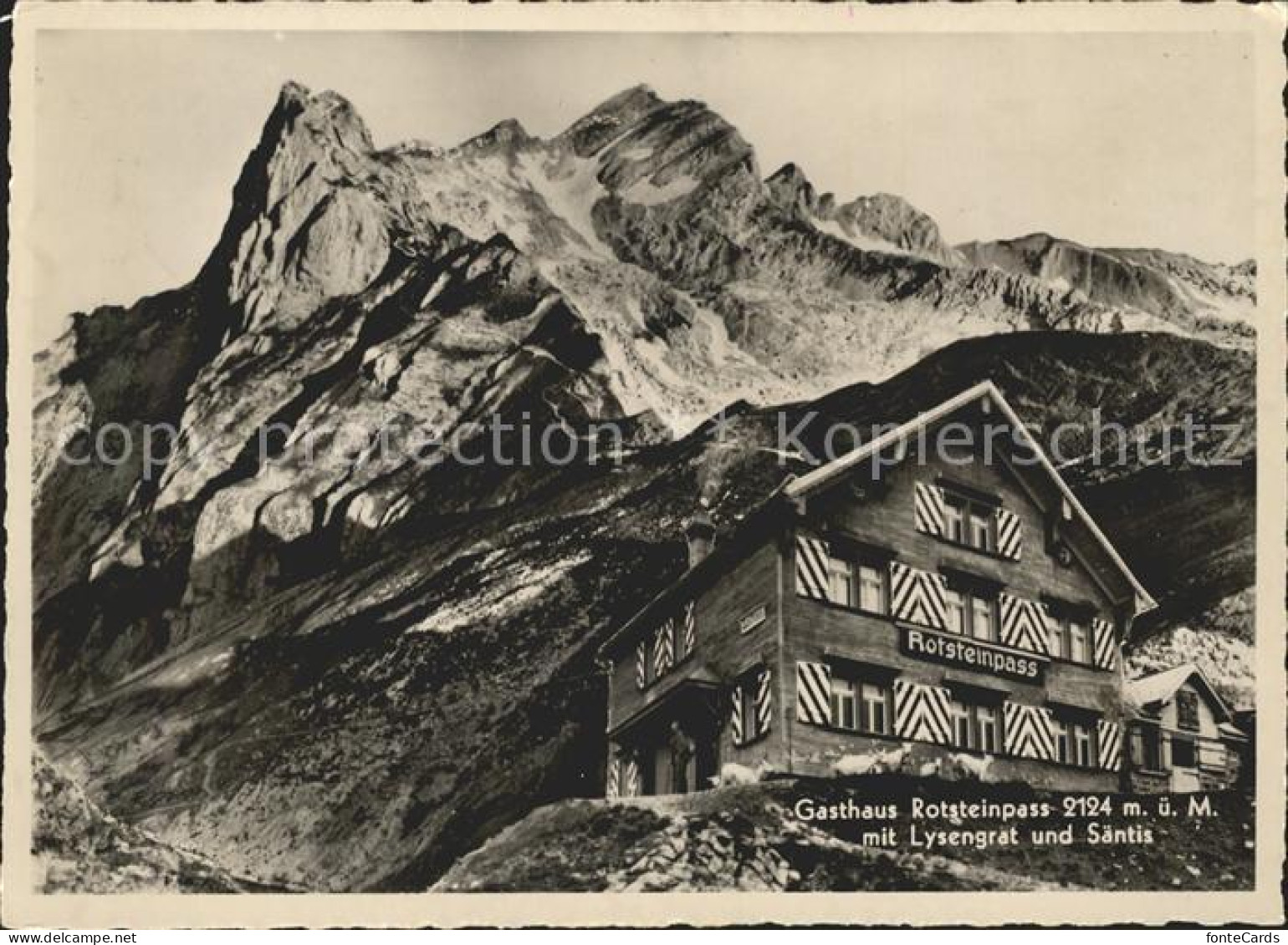 11622401 Lysengrat Saentis Gasthaus Rosteinpass Lysengrat - Sonstige & Ohne Zuordnung