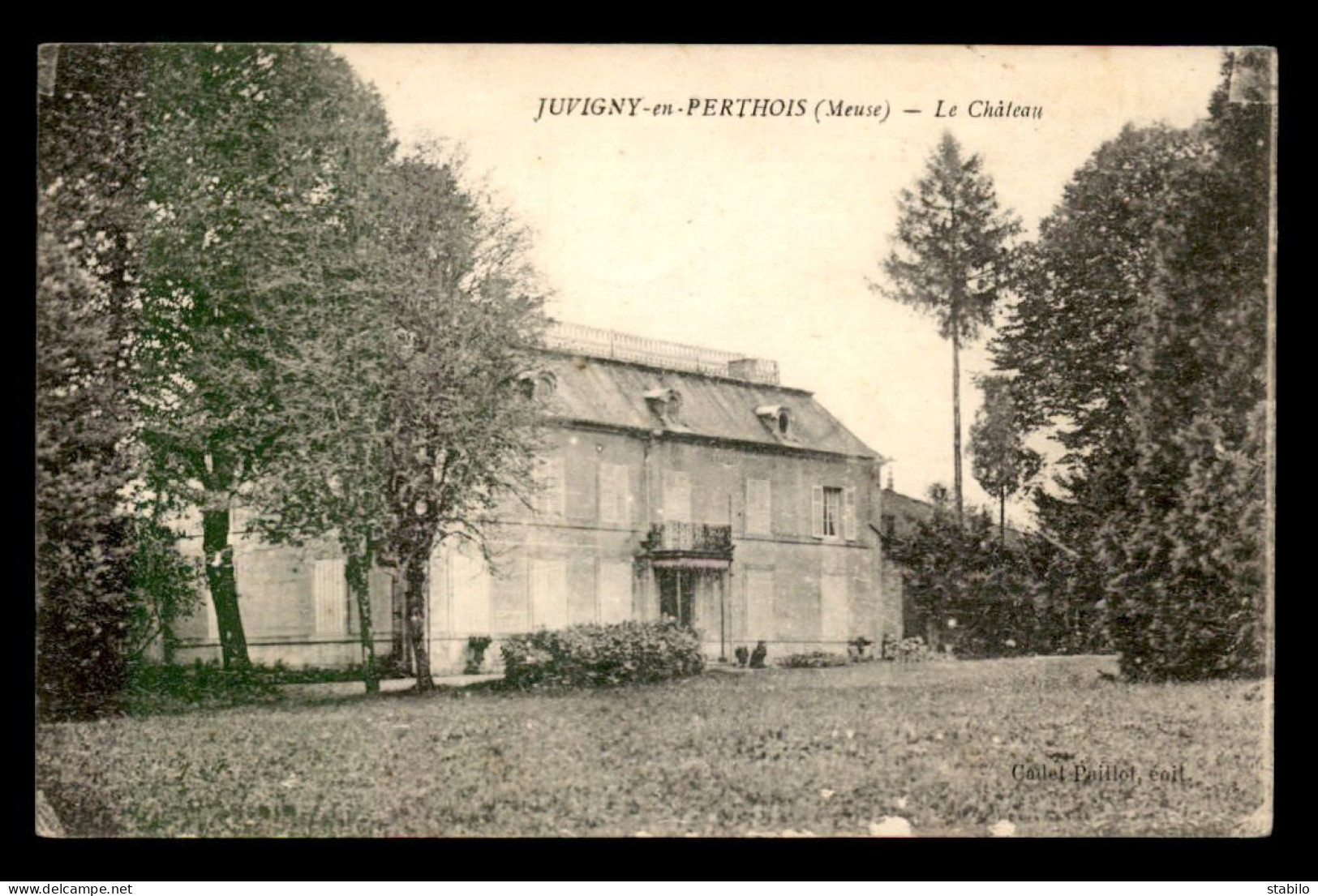 55 - JUVIGNY-EN-PERTHOIS - LE CHATEAU - EDITEUR CADET PAILLOT - Other & Unclassified