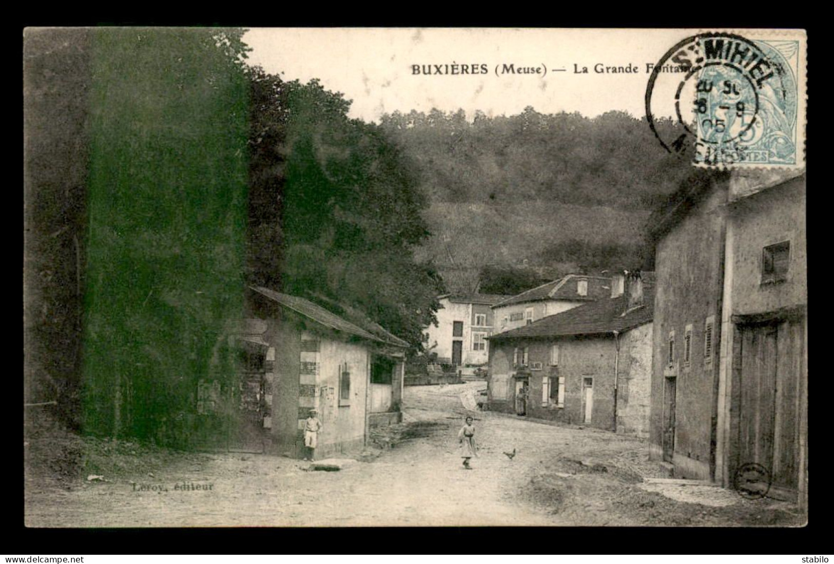 55 - BUXIERES-SOUS-LES-COTES - LA GRANDE FONTAINE - EDITEUR LEROY - Sonstige & Ohne Zuordnung