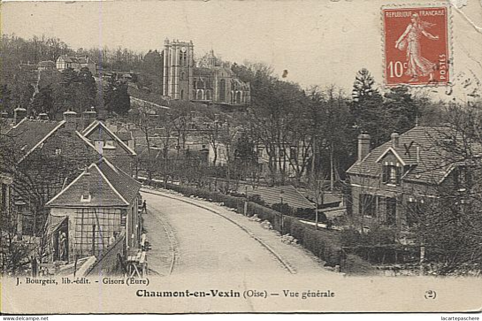 X121692 OISE CHAUMONT EN VEXIN VUE GENERALE - Chaumont En Vexin