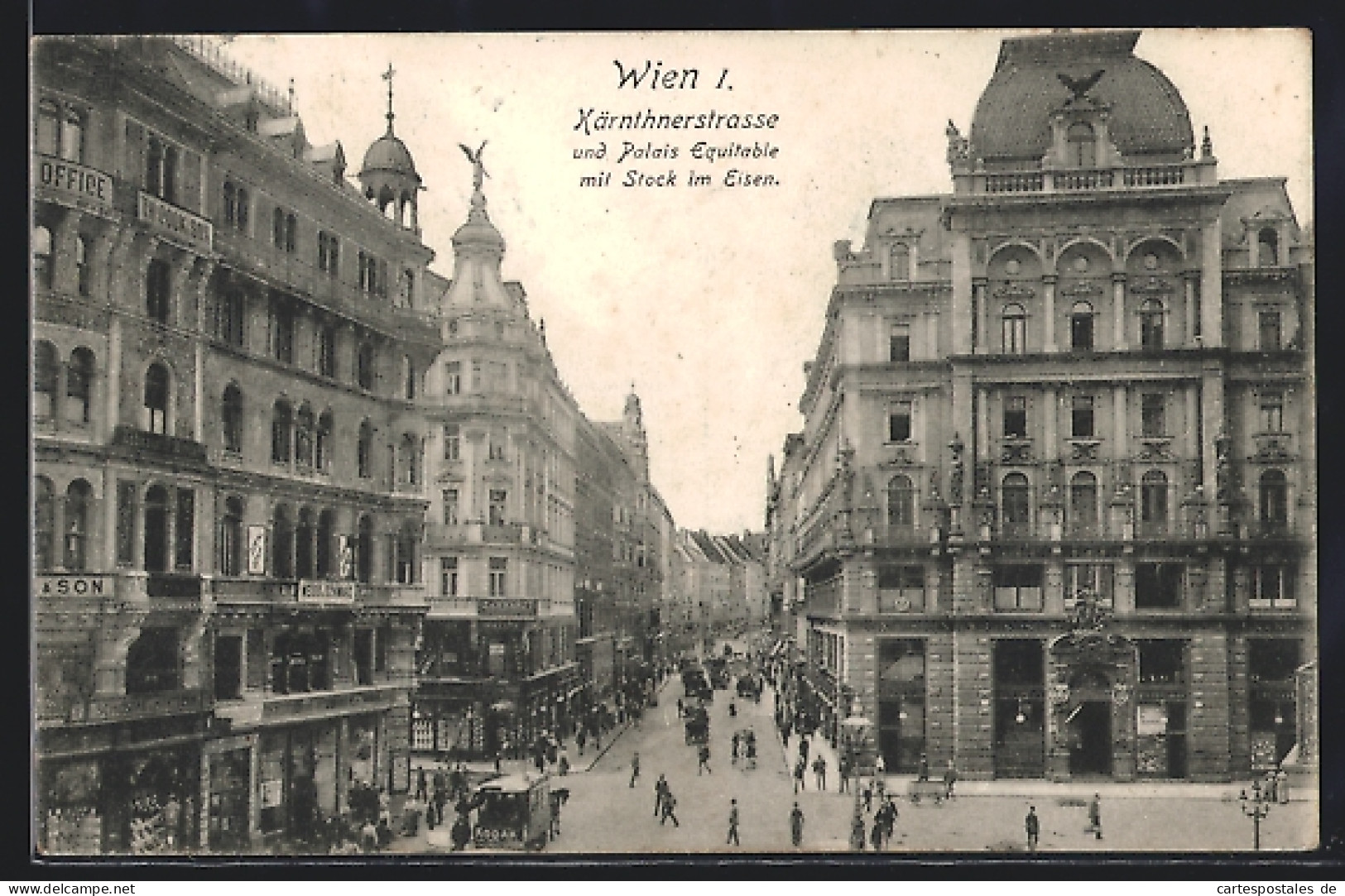 AK Wien I, Kärntnerstrasse Und Palais Equitable  - Sonstige & Ohne Zuordnung