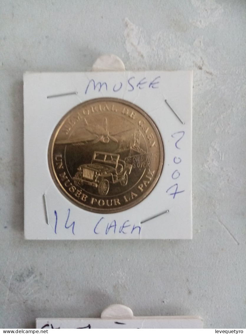 Médaille Touristique Monnaie De Pais 14 Caen Musée Pour La Paix 2007 - 2007
