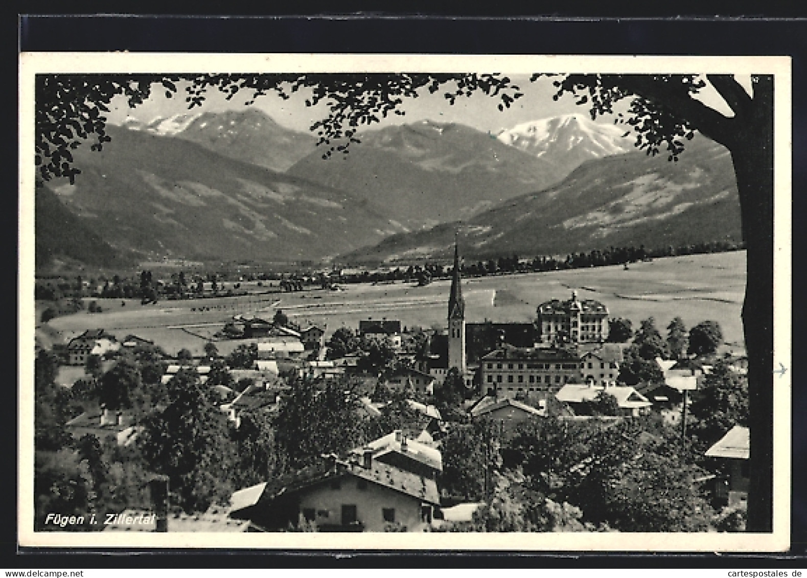 AK Fügen I. Zillertal, Ortsansicht Aus Der Vogelschau  - Other & Unclassified