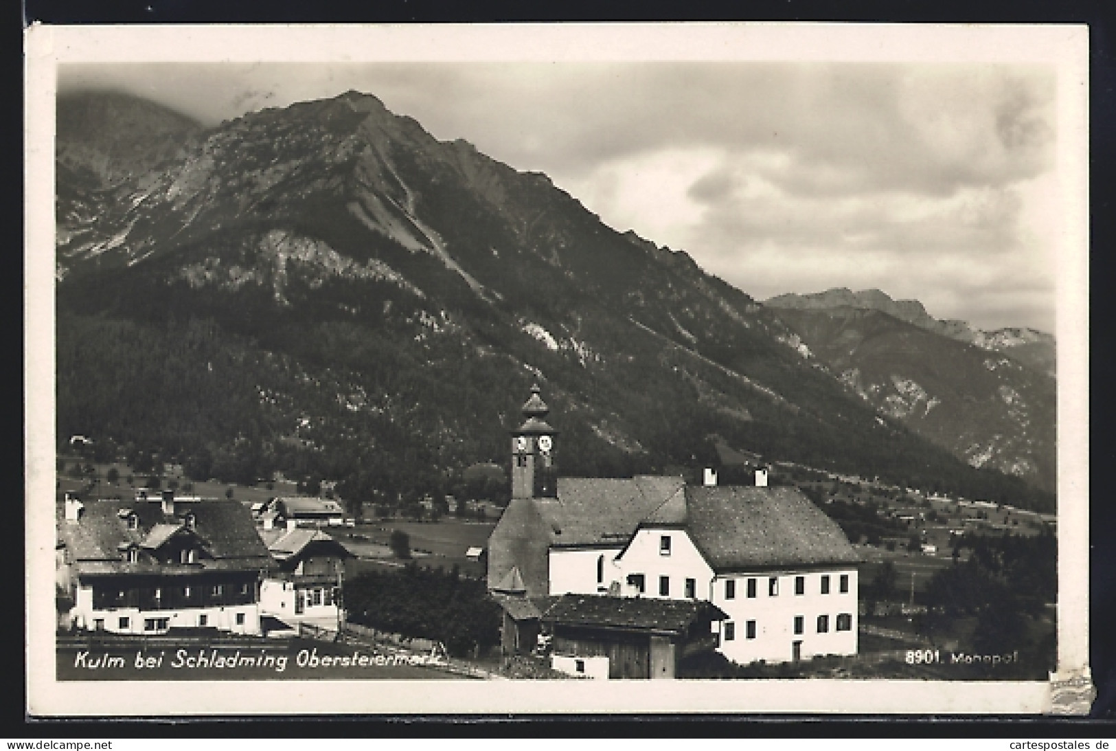 AK Ramsau Am Dachstein, Kulm Vor Bergpanorama  - Autres & Non Classés