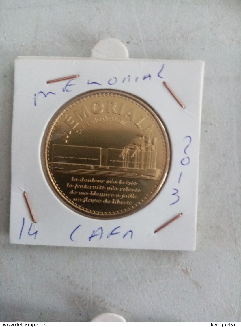Médaille Touristique Monnaie De Pais 14 Caen Mémorial 2013 - 2013