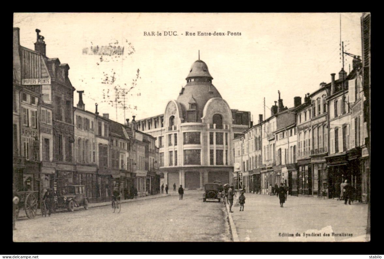 55 - BAR-LE-DUC - RUE ENTRE-DEUX-PONTS - EDITEUR SYNDICAT DES BURALISTES - Bar Le Duc