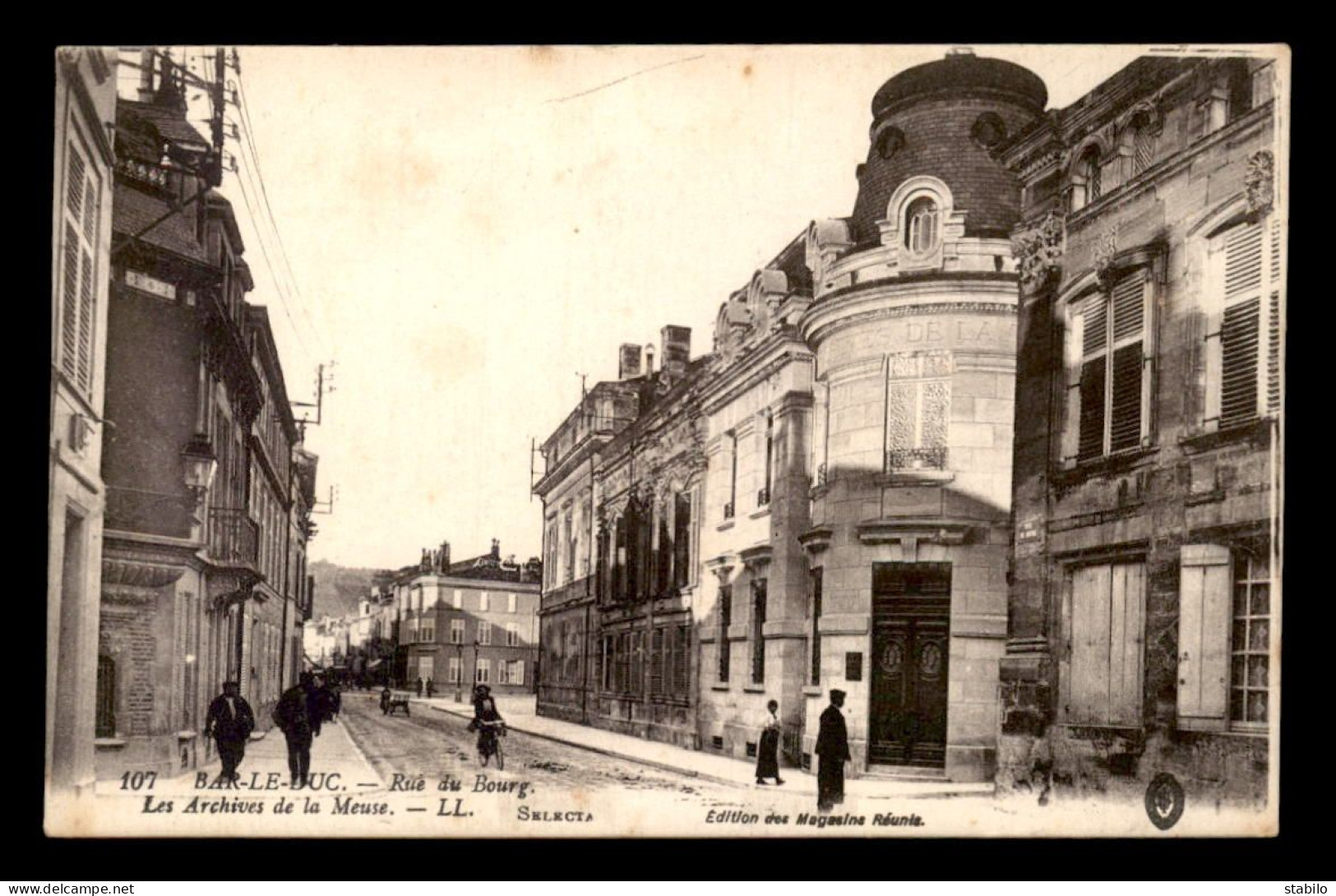 55 - BAR-LE-DUC - RUE DU BOURG - EDITEUR MAGASINS REUNIS - Bar Le Duc