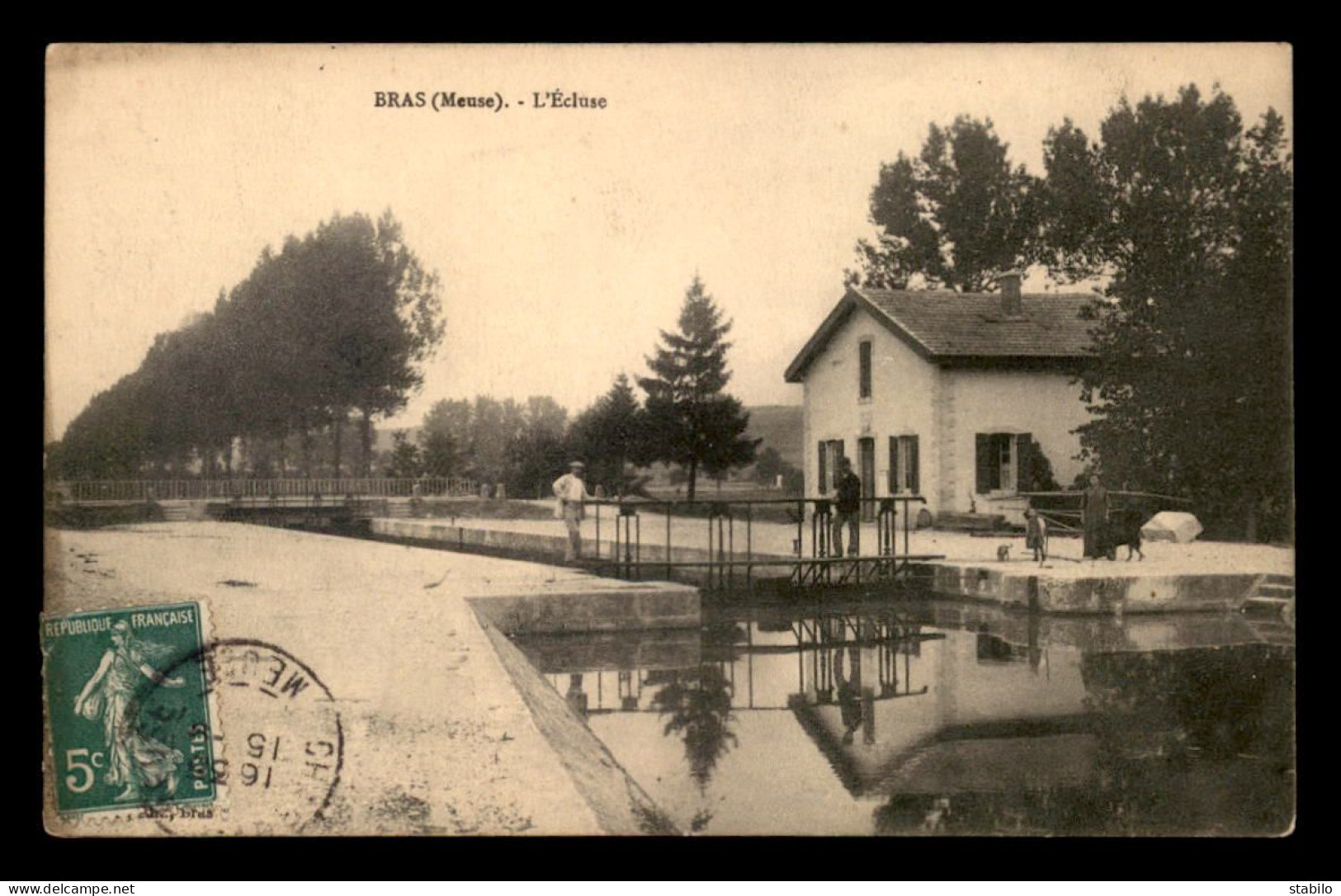 55 - BRAS-SUR-MEUSE - L'ECLUSE - CANAL  - Andere & Zonder Classificatie