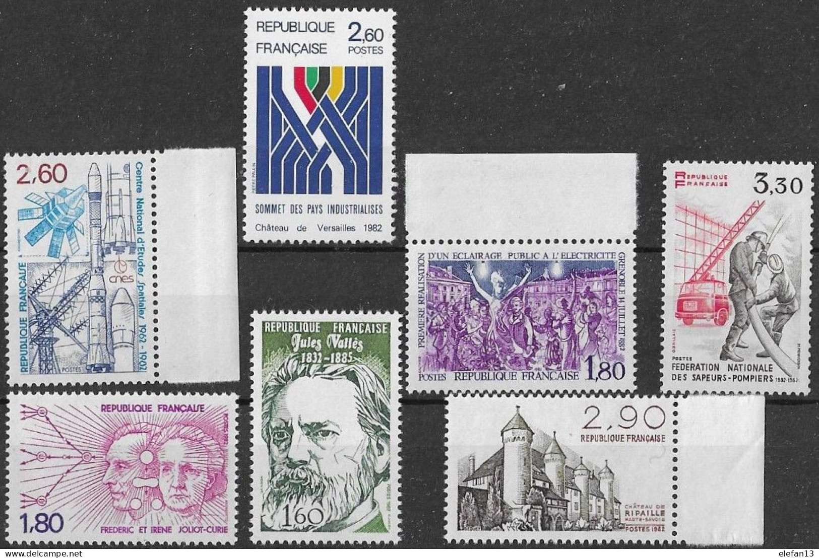 FRANCE N°2213, 2214, 2215, 2218, 2224, 2232 Et 2233  **  Neufs Sans Charnière Luxe MNH - Unused Stamps