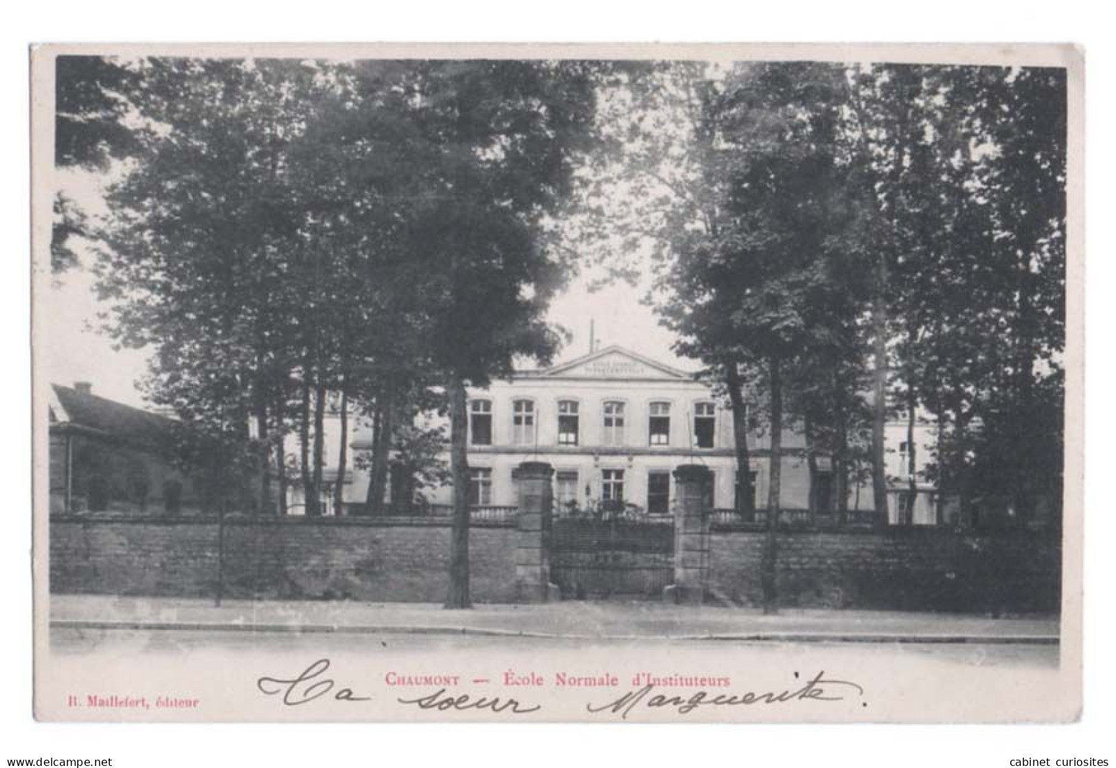 CHAUMONT  [52] Haute Marne - 1903 - Ecole Normale D' Instituteurs - Scuole