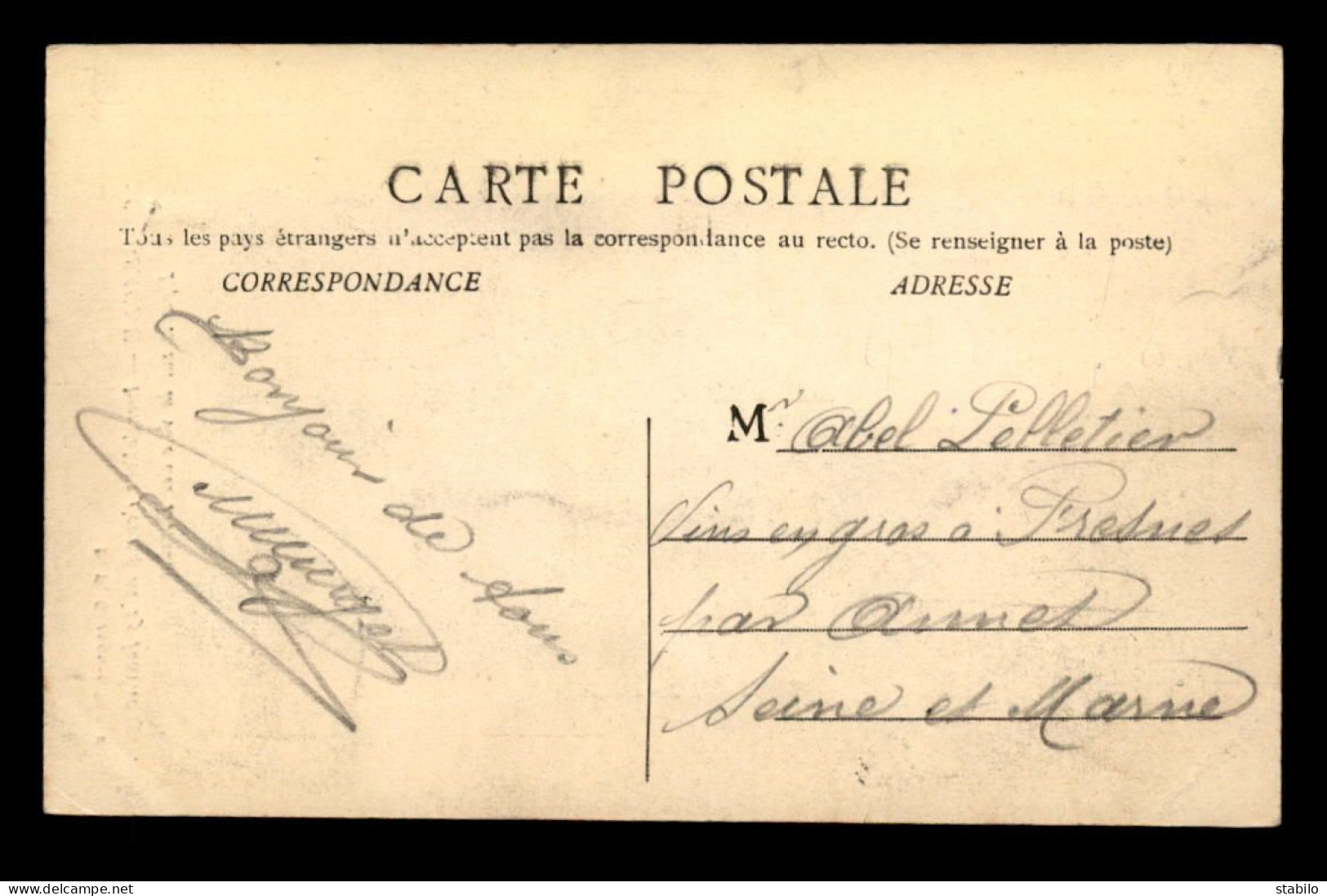 71 - CHALON-SUR-SAONE - INONDATIONS DE 1910 - EPAVES SUR LA VOIE DES DOMBES - Chalon Sur Saone