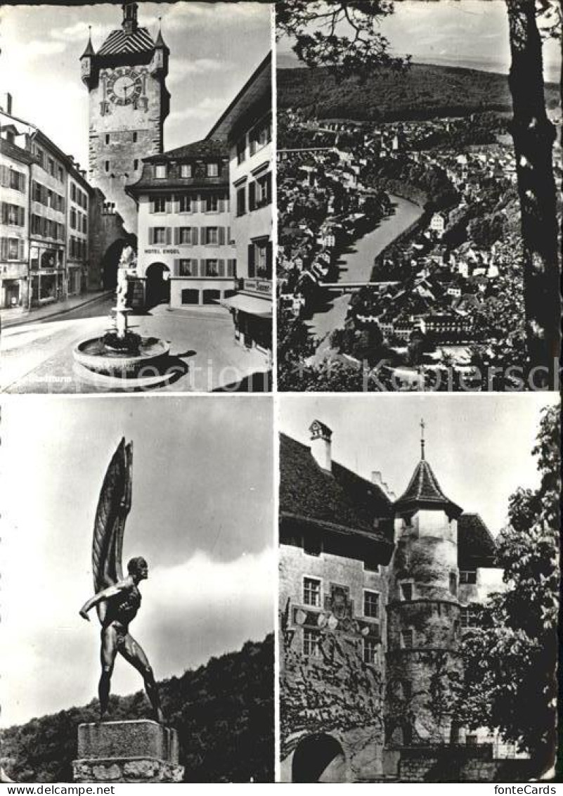 11622186 Baden AG Fliegeraufnahme Denkmal Baden - Other & Unclassified