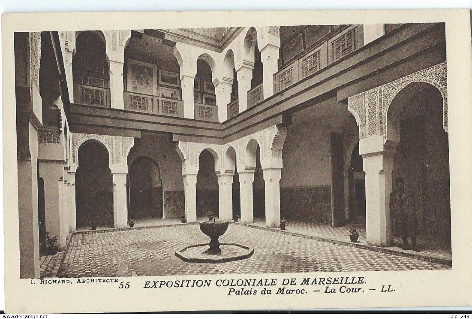 13 Bouches Du Rhone Marseillle Expo Coloniale Palais Du Maroc - Expositions Coloniales 1906 - 1922