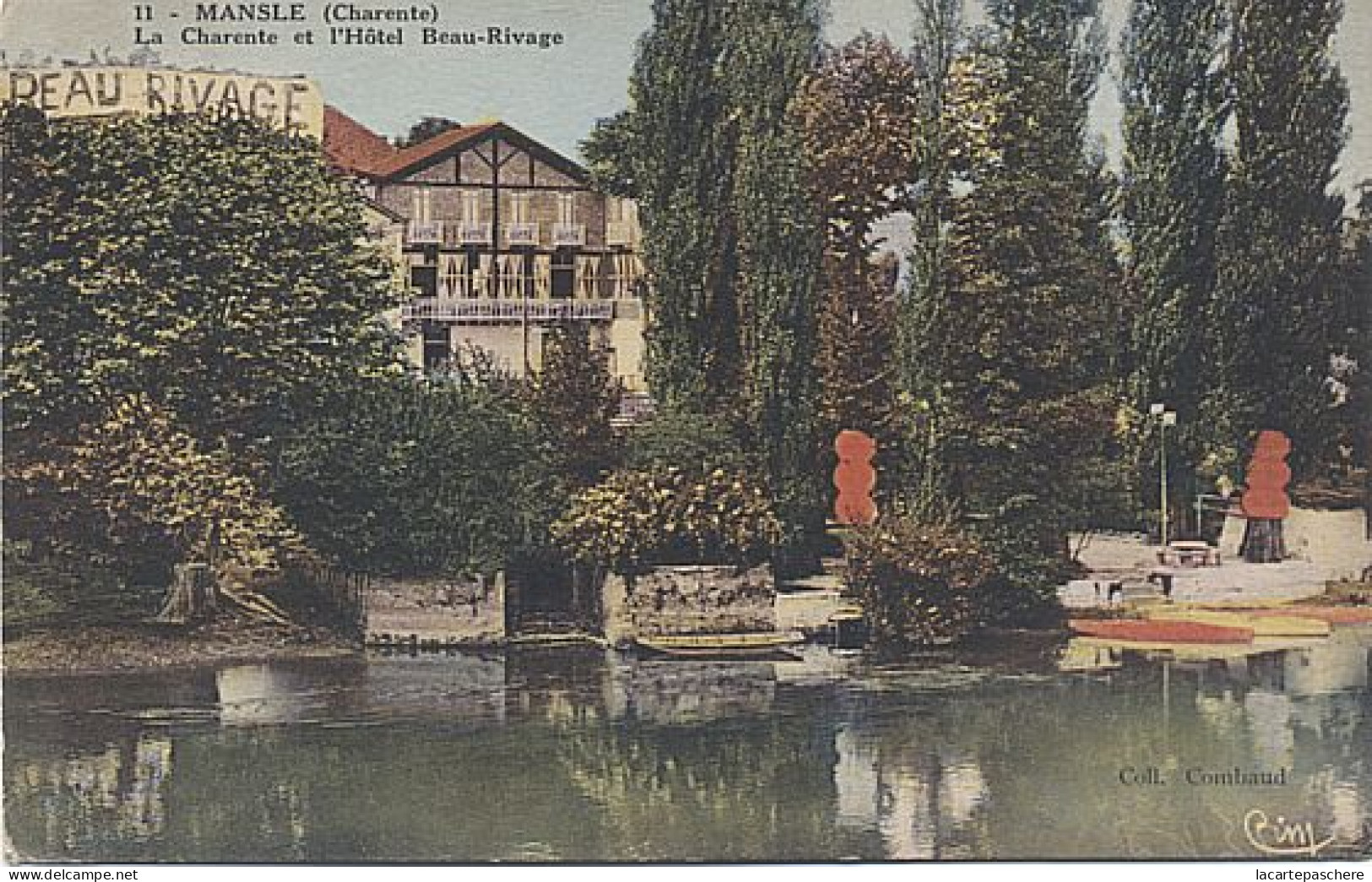 X111913 CHARENTE MANSLE LA CHARENTE ET L' HOTEL BEAU RIVAGE - Mansle