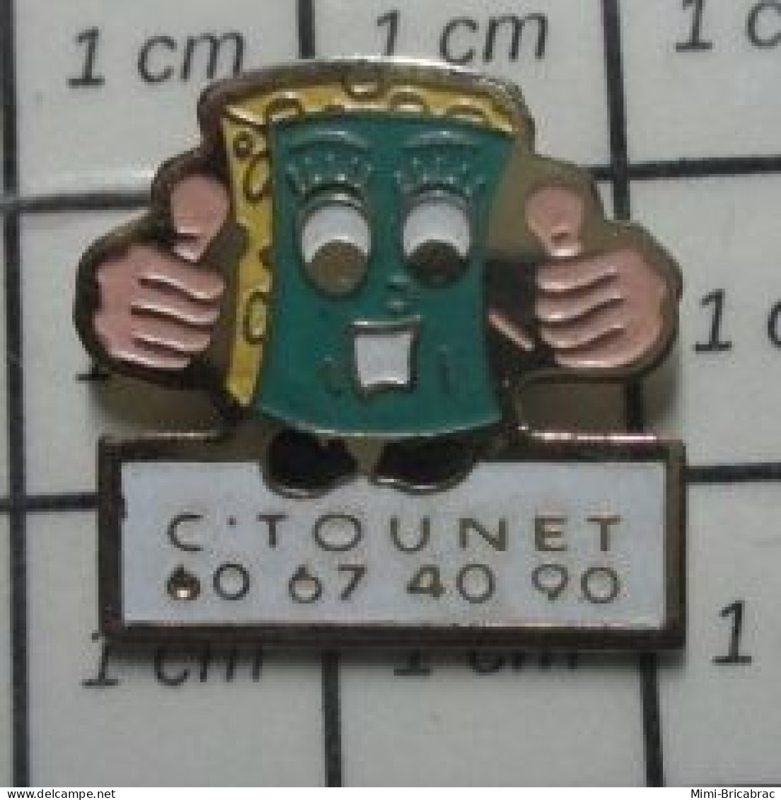 912b Pin's Pins / Beau Et Rare / MARQUES / EPONGE GRATTANTE ? C'TOUNET - Trademarks