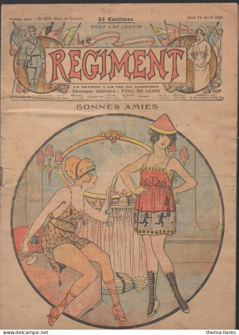 Revue LE REGIMENT   N°201   Du 14 Avril 1919 (CAT7188) - Humor