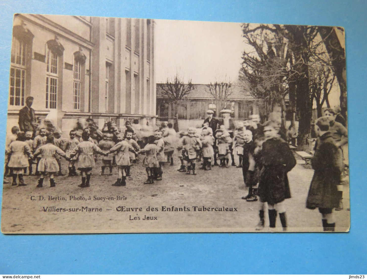 VILLIERS SUR MARNE, VAL DE MARNE, OEUVRE DES ENFANTS TUBERCULEUX, LES JEUX, CPA - Villiers Sur Marne